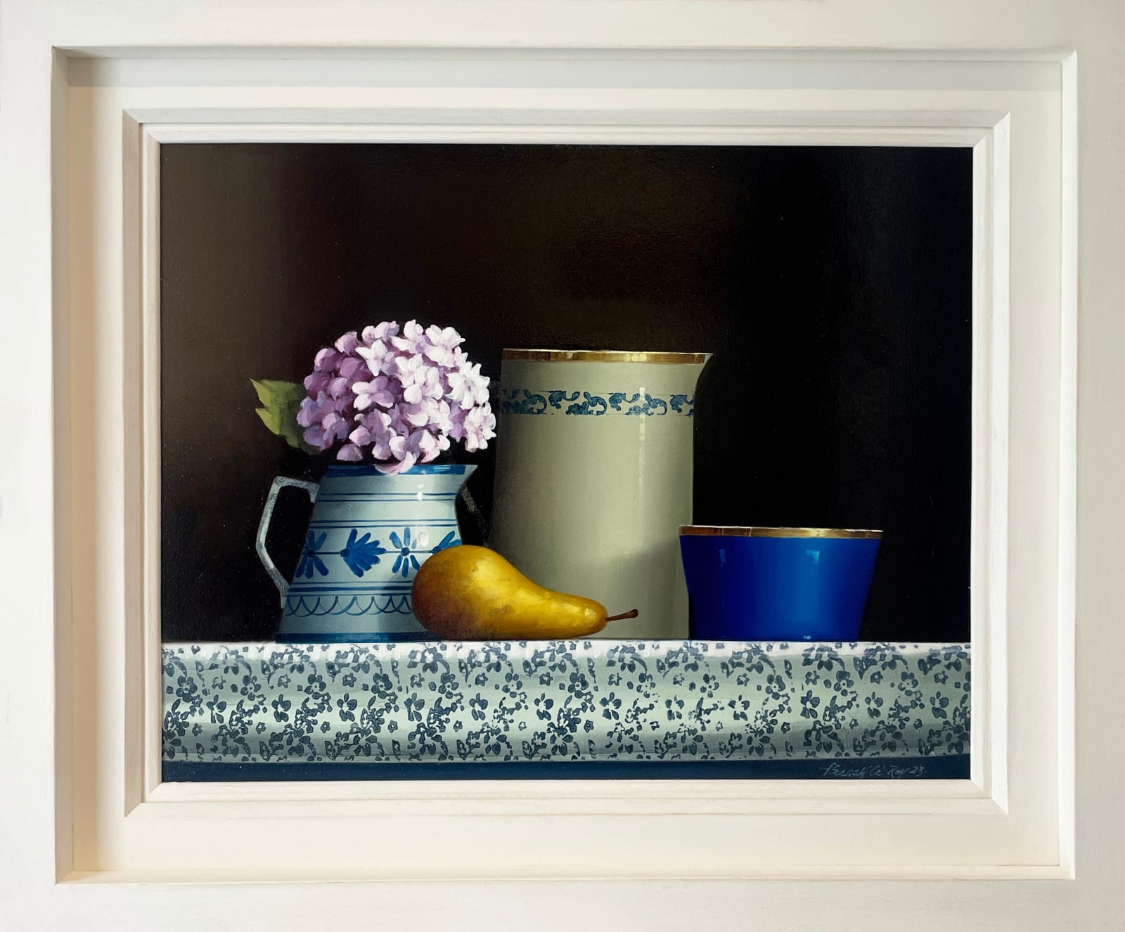 David French Le-Roy, Summer Hydrangea & Pear II