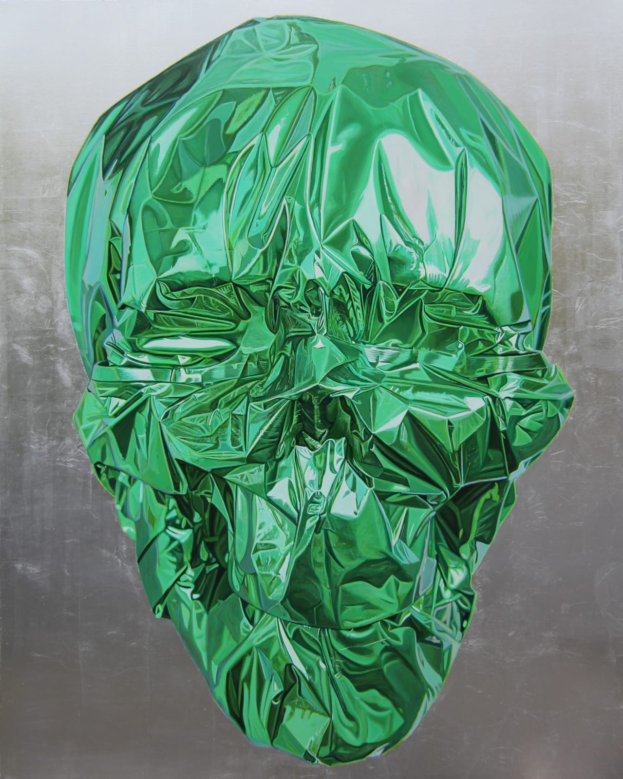 Gordon Harris, Metallic Skull (Green)