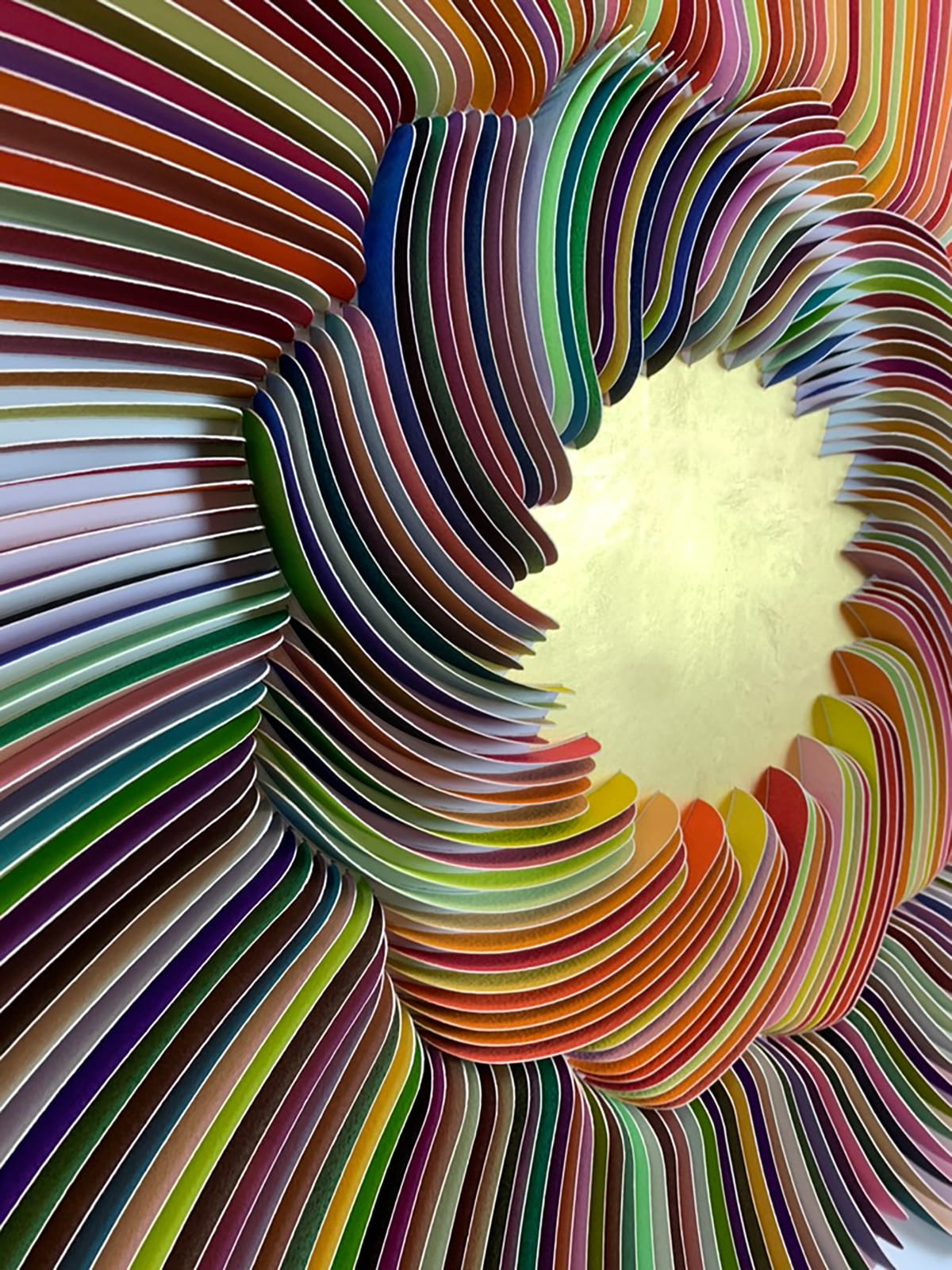 Peter Monaghan, Flower with Gold Leaf