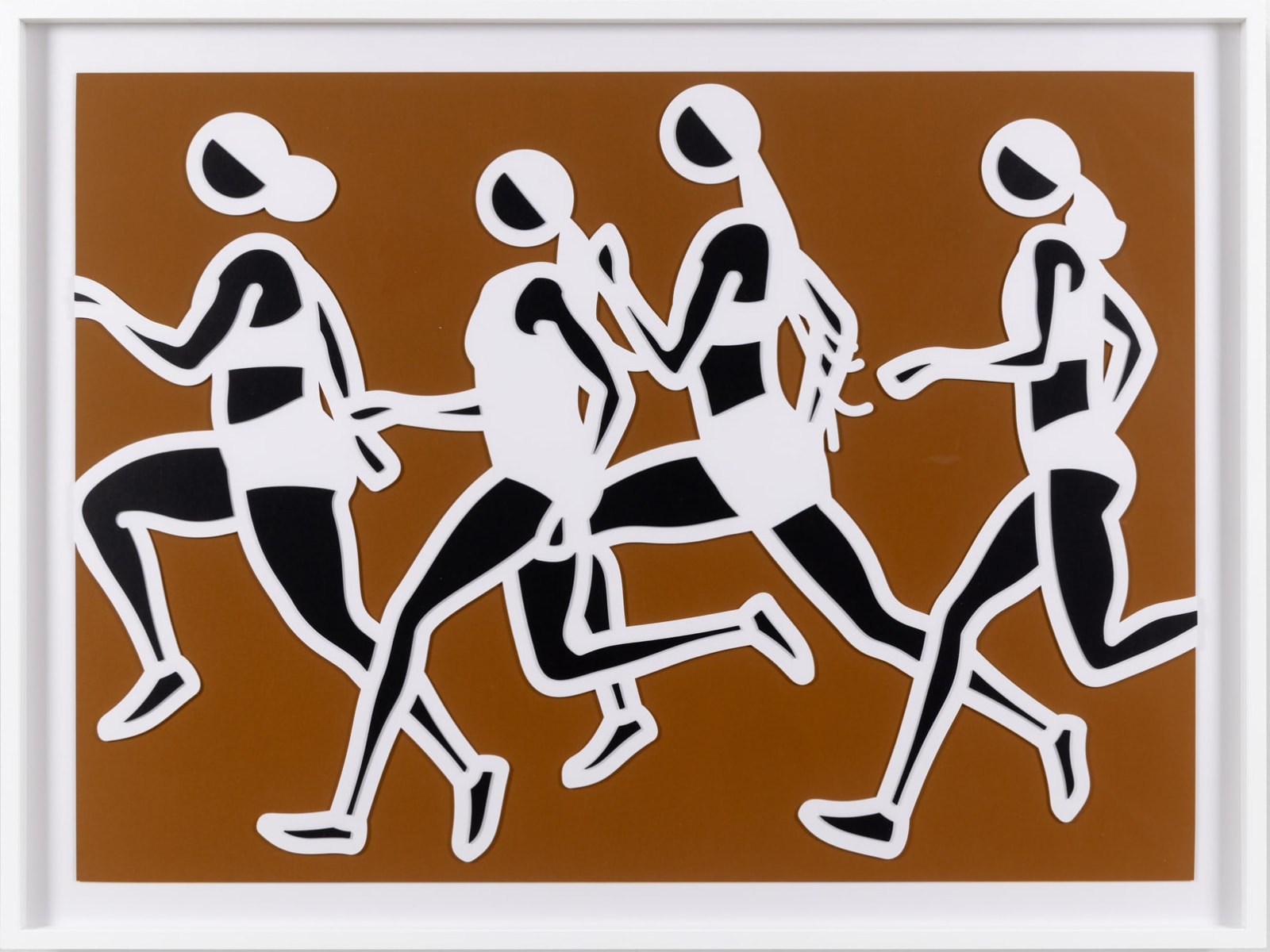 Julian Opie, Paris Sprinters - Kristal, Ama, Hannah, Bianca, 2024