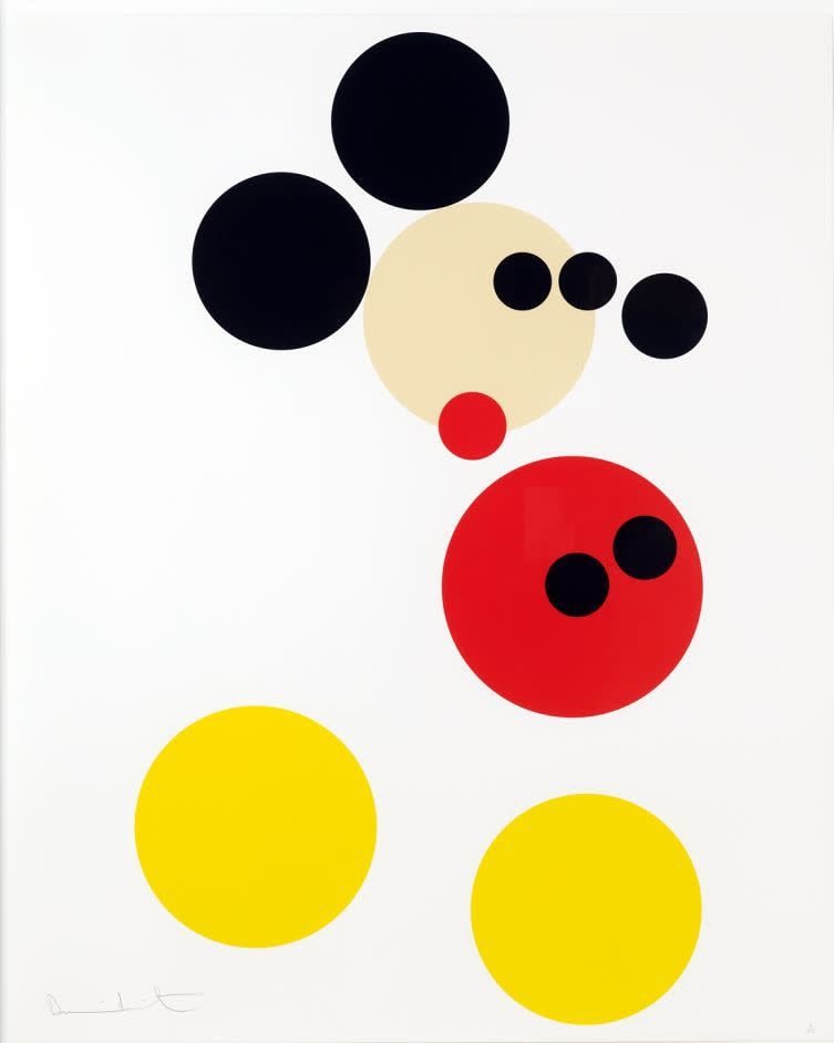 Damien Hirst, Mickey Mouse (Small), 2014