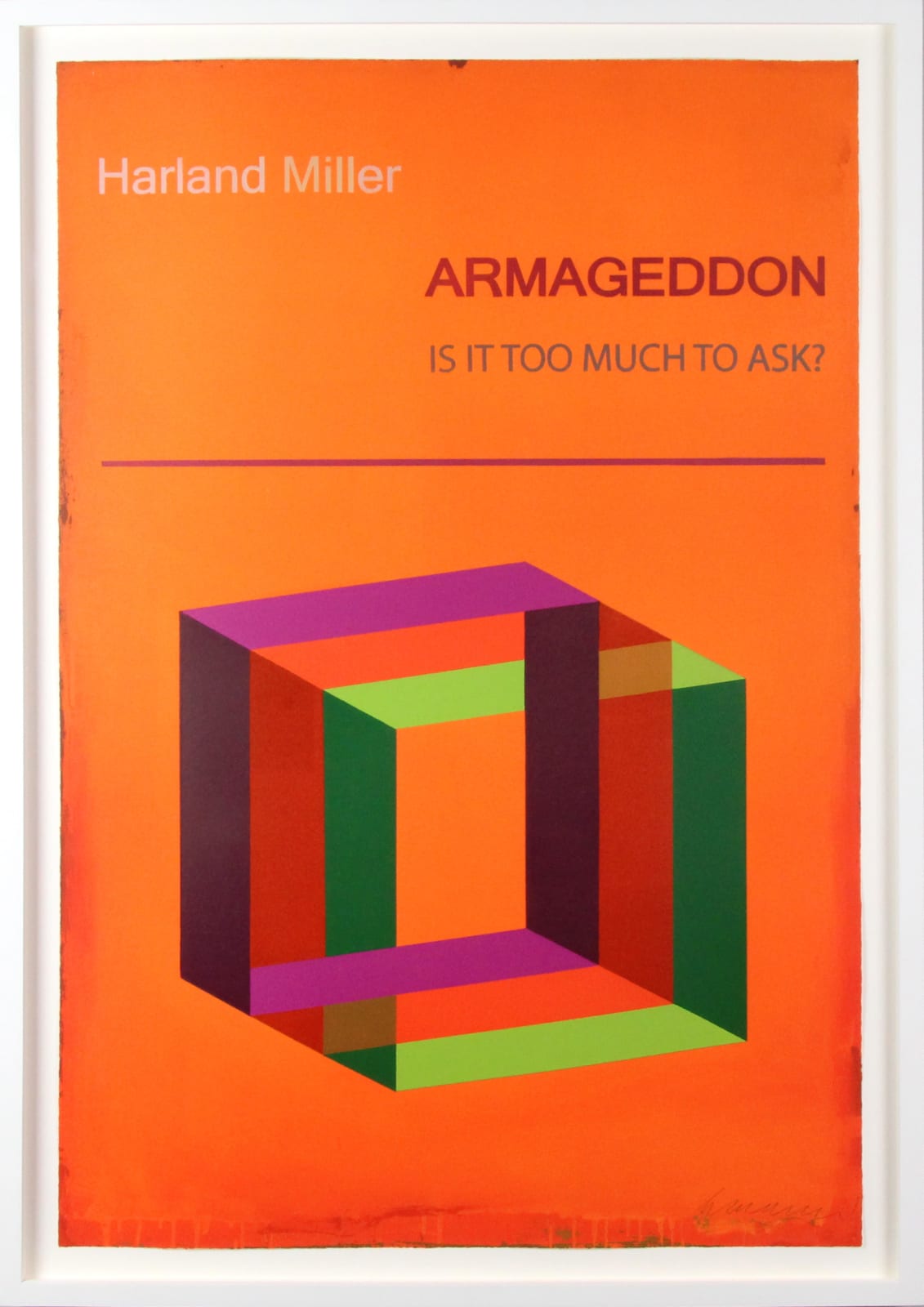 Harland Miller, Armageddon: Is It Too Much To Ask (Small), 2017