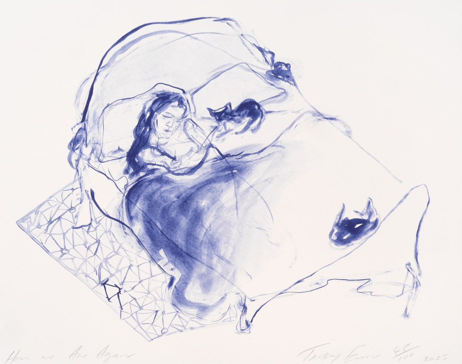 Tracey Emin, Here We Are Again, 2025