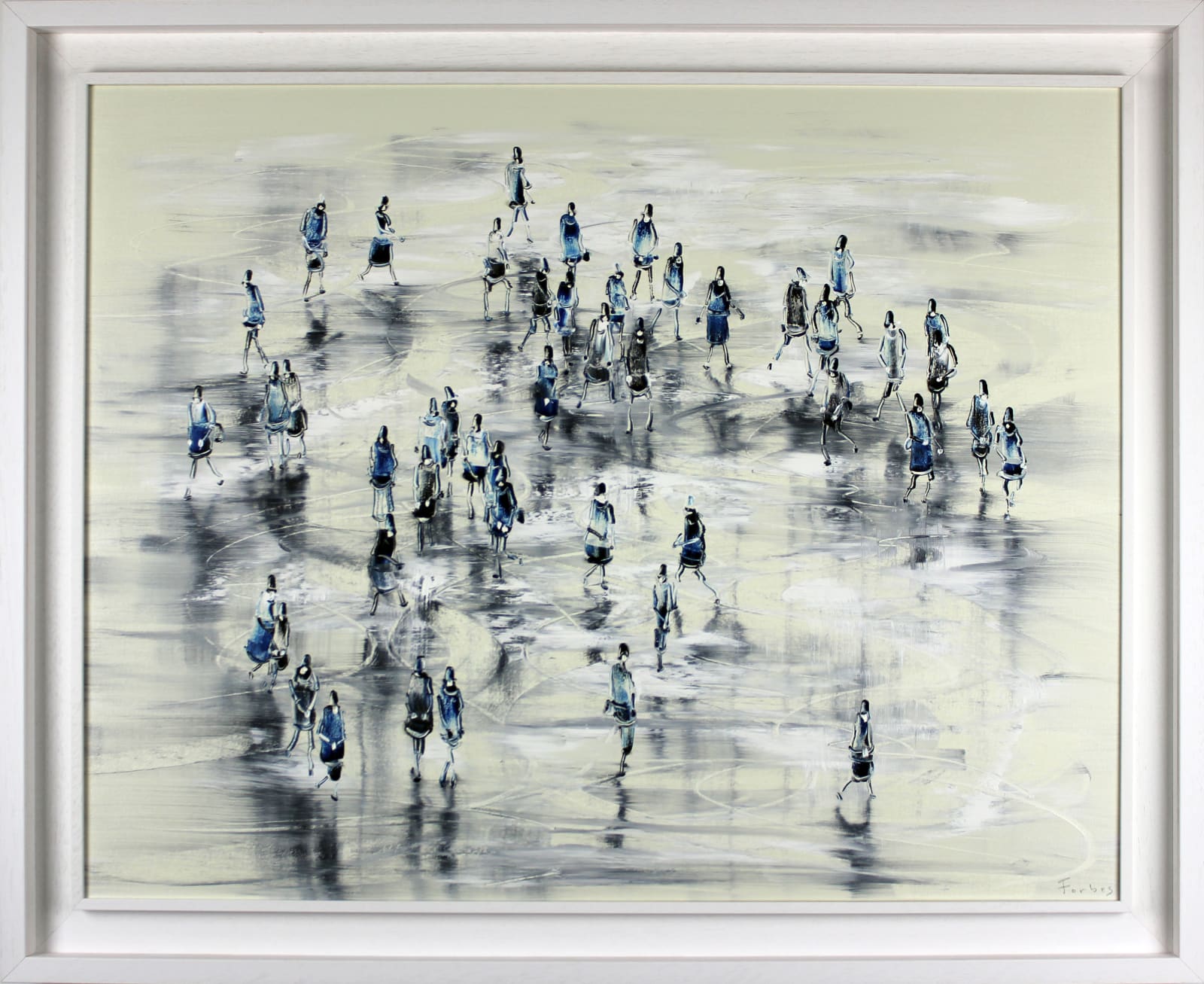 Stephen Forbes, Blue Figures on Ice