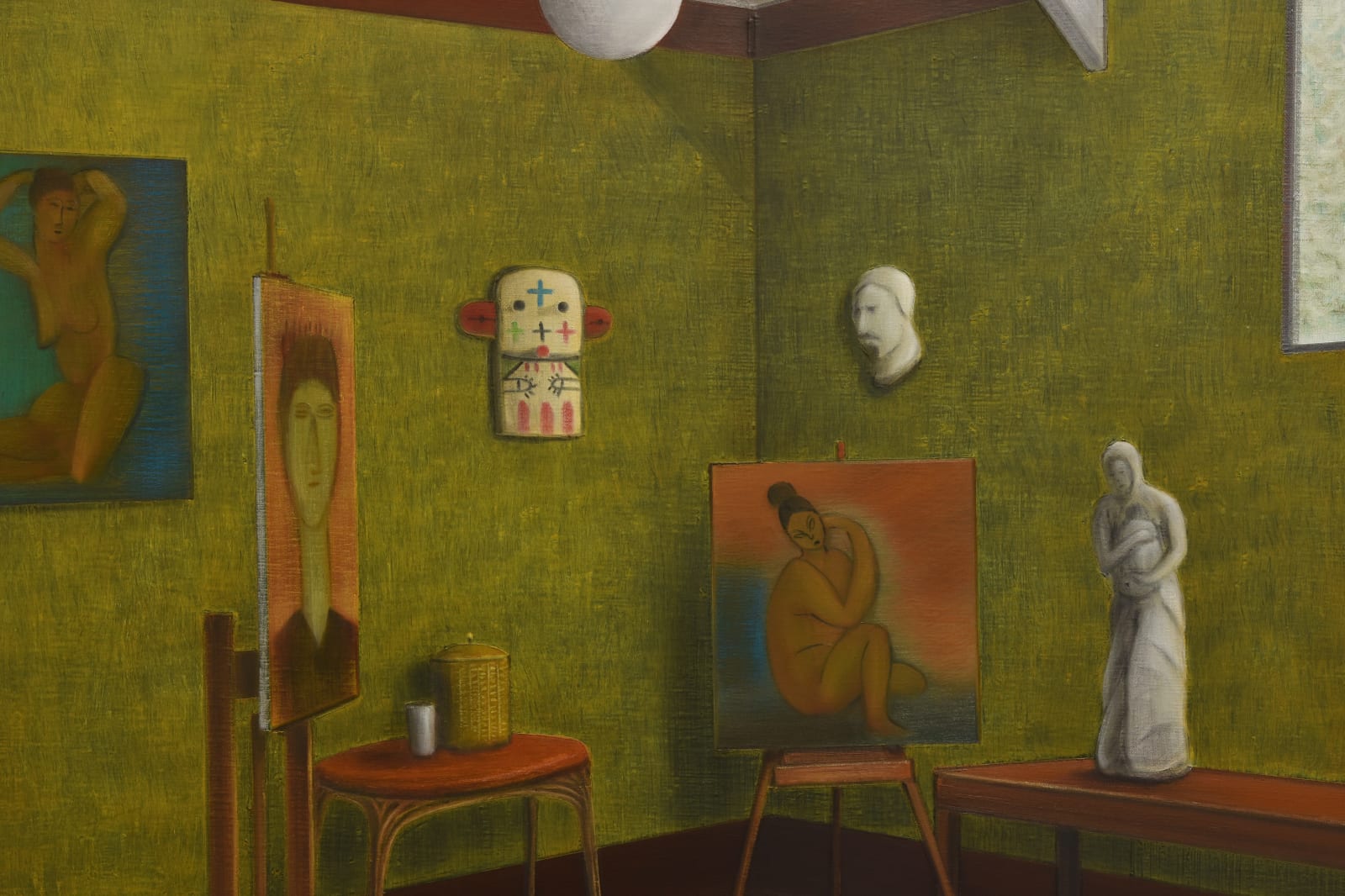 Graham Fletcher, Studio X (Green-Gold II), 2025