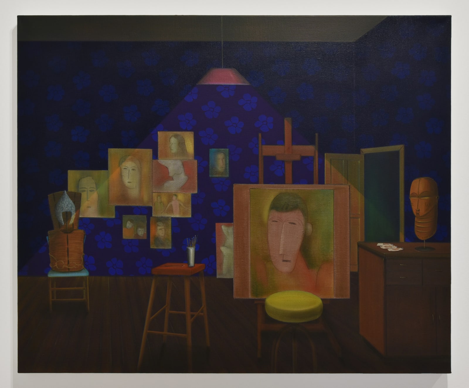 Graham Fletcher, Studio X (Blue), 2025