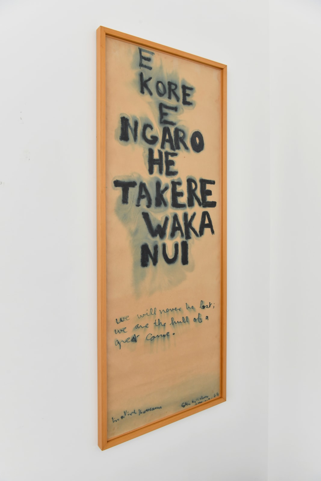 Colin McCahon, We are the Hull of a Great Canoe, 1969