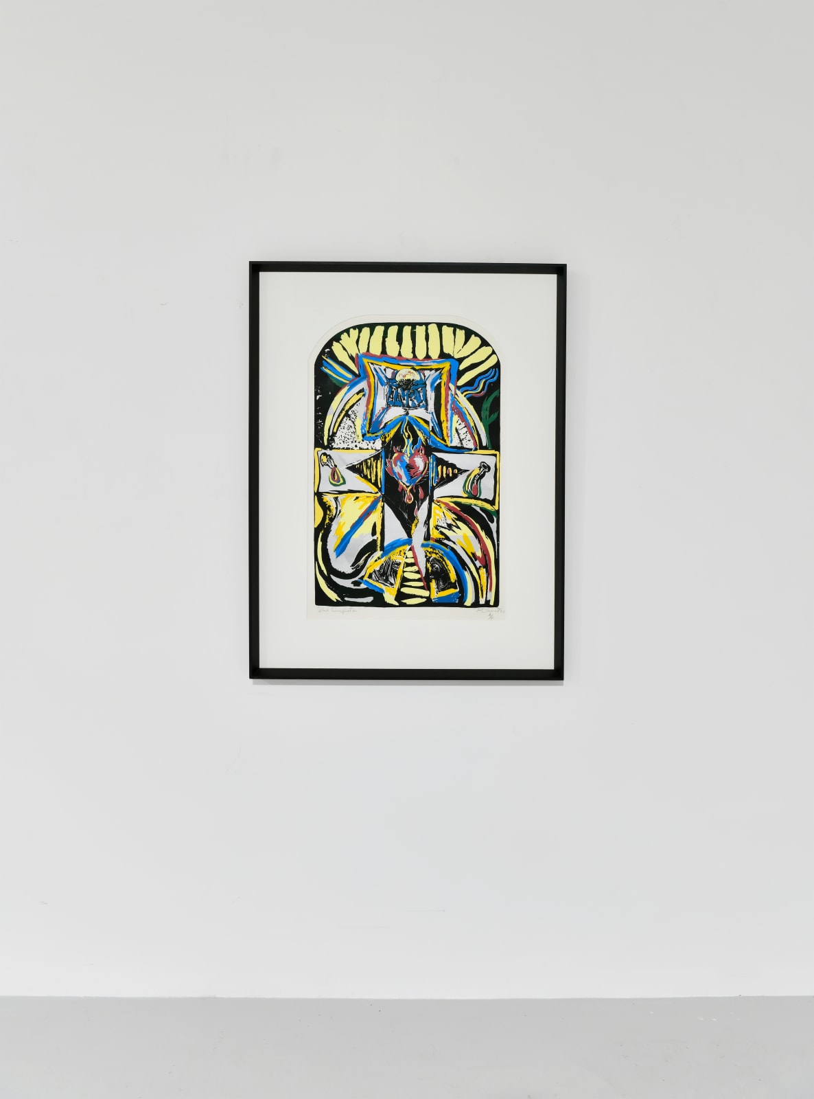 Philip Clairmont, Black Crucifixion, 1981