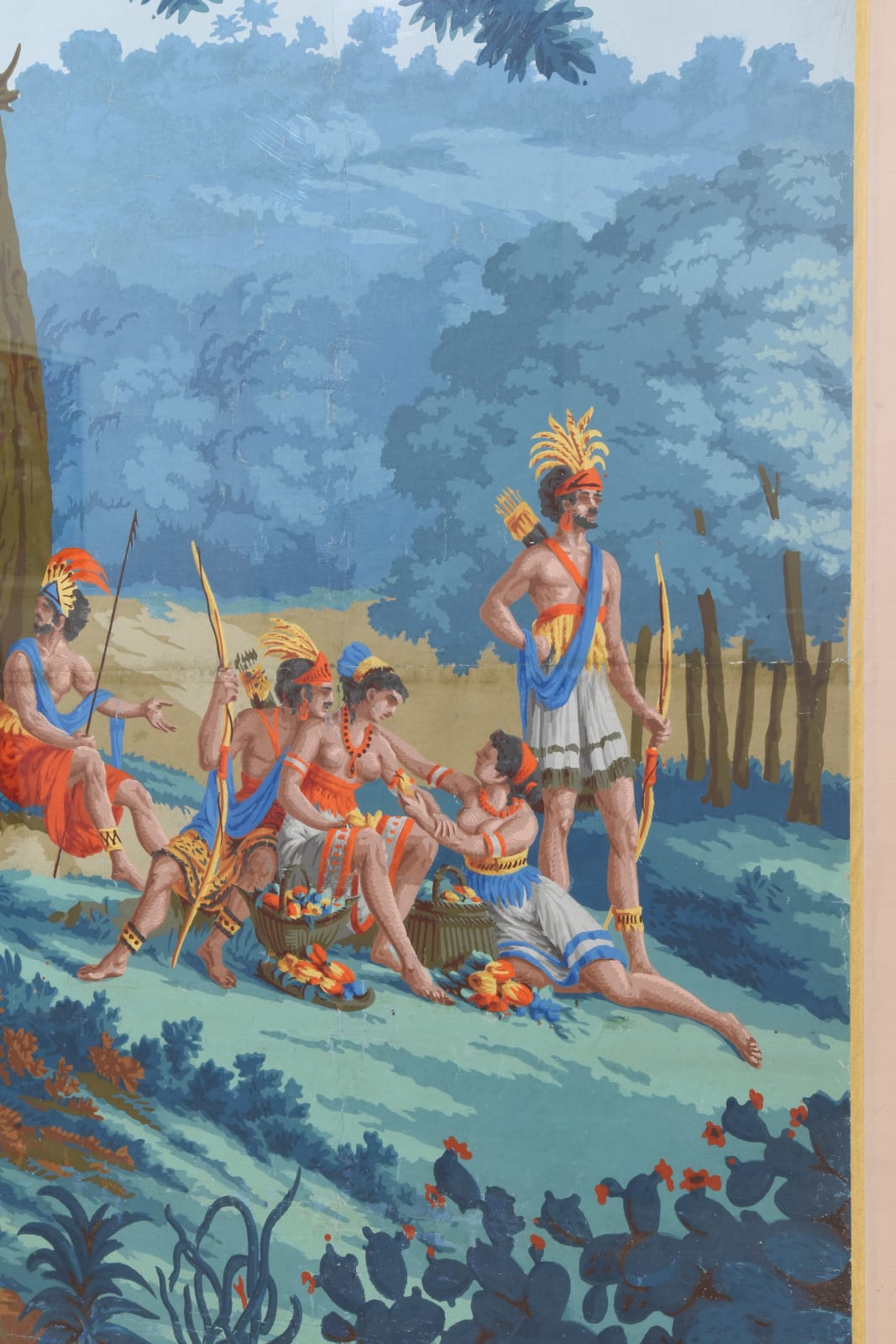 Joseph Dufour, Sauvages de la Mer Pacifique, panel 2, c.1805