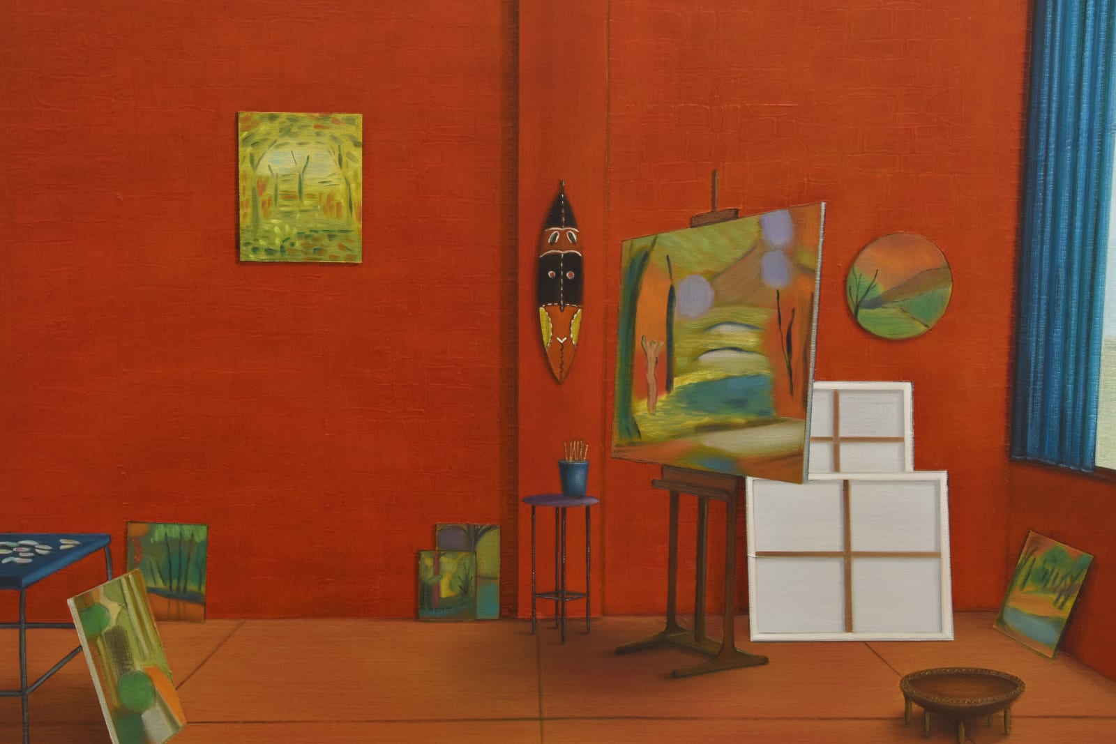 Graham Fletcher, Studio X (Red II), 2025