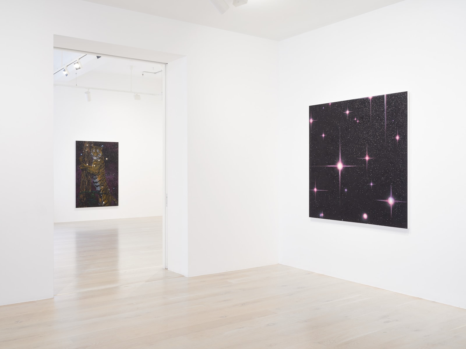 Reuben Paterson, I Stretched Some String from Steeple to Steeple (Constellation Pavo), 2025