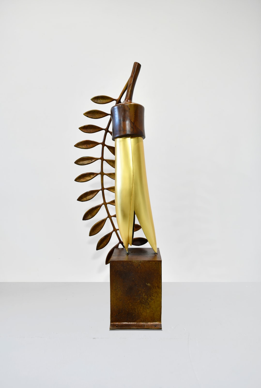 Paul Dibble, Standing Kowhai, 2023 (cast 2024)