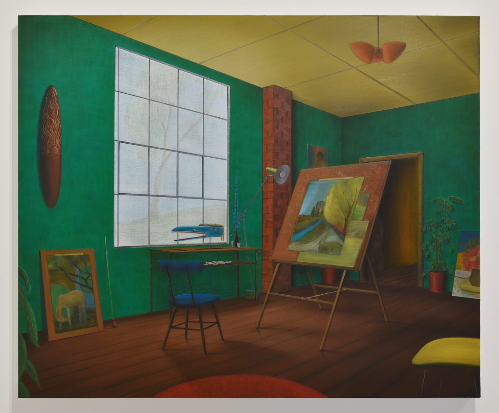 Graham Fletcher, Studio X (Green II), 2025