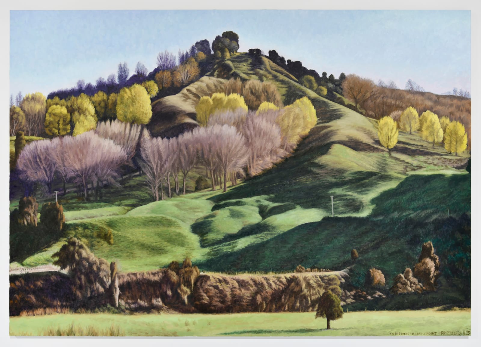 Dick Frizzell, On the Road to Castlepoint, 2025