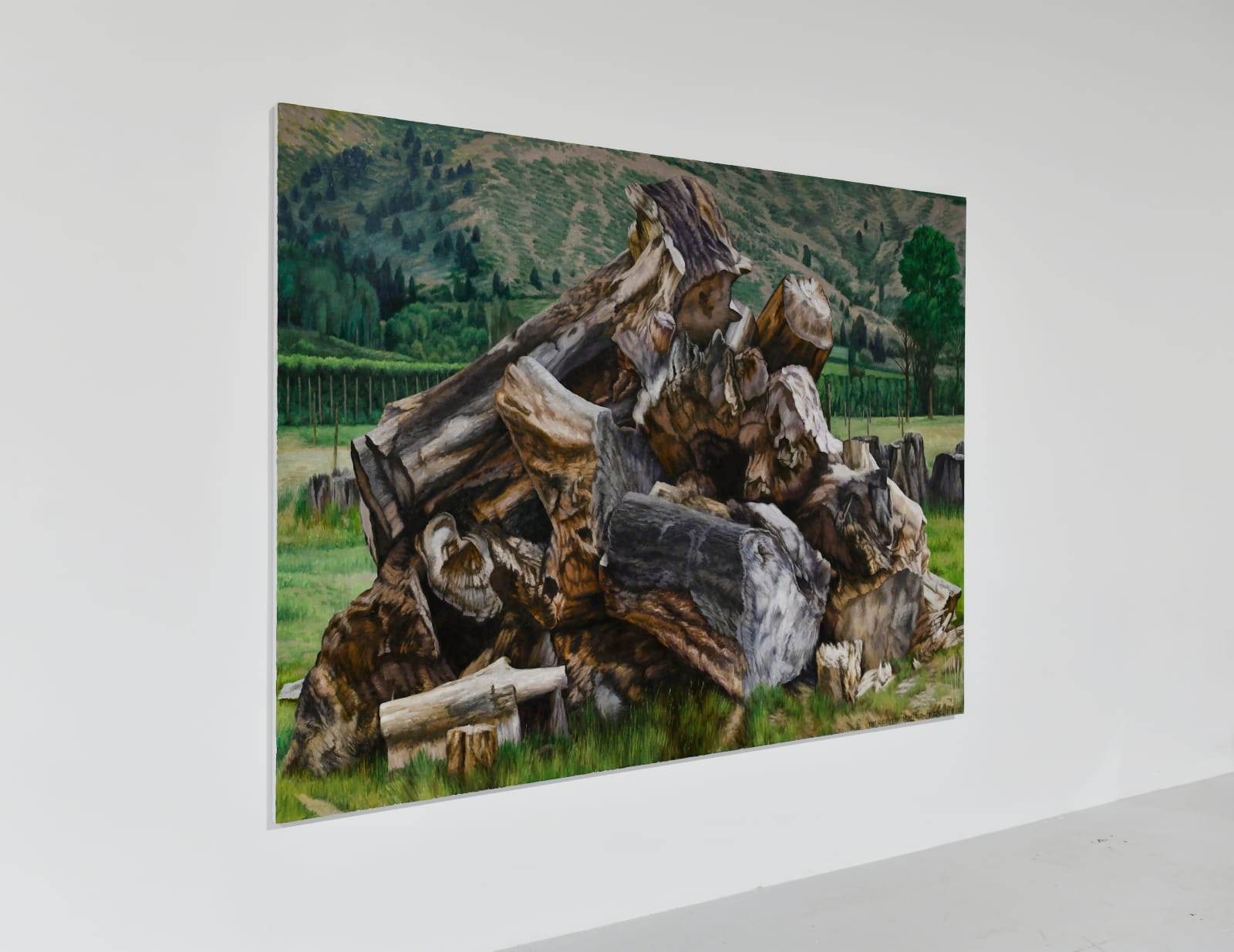Dick Frizzell, The Weight of the World, 2025