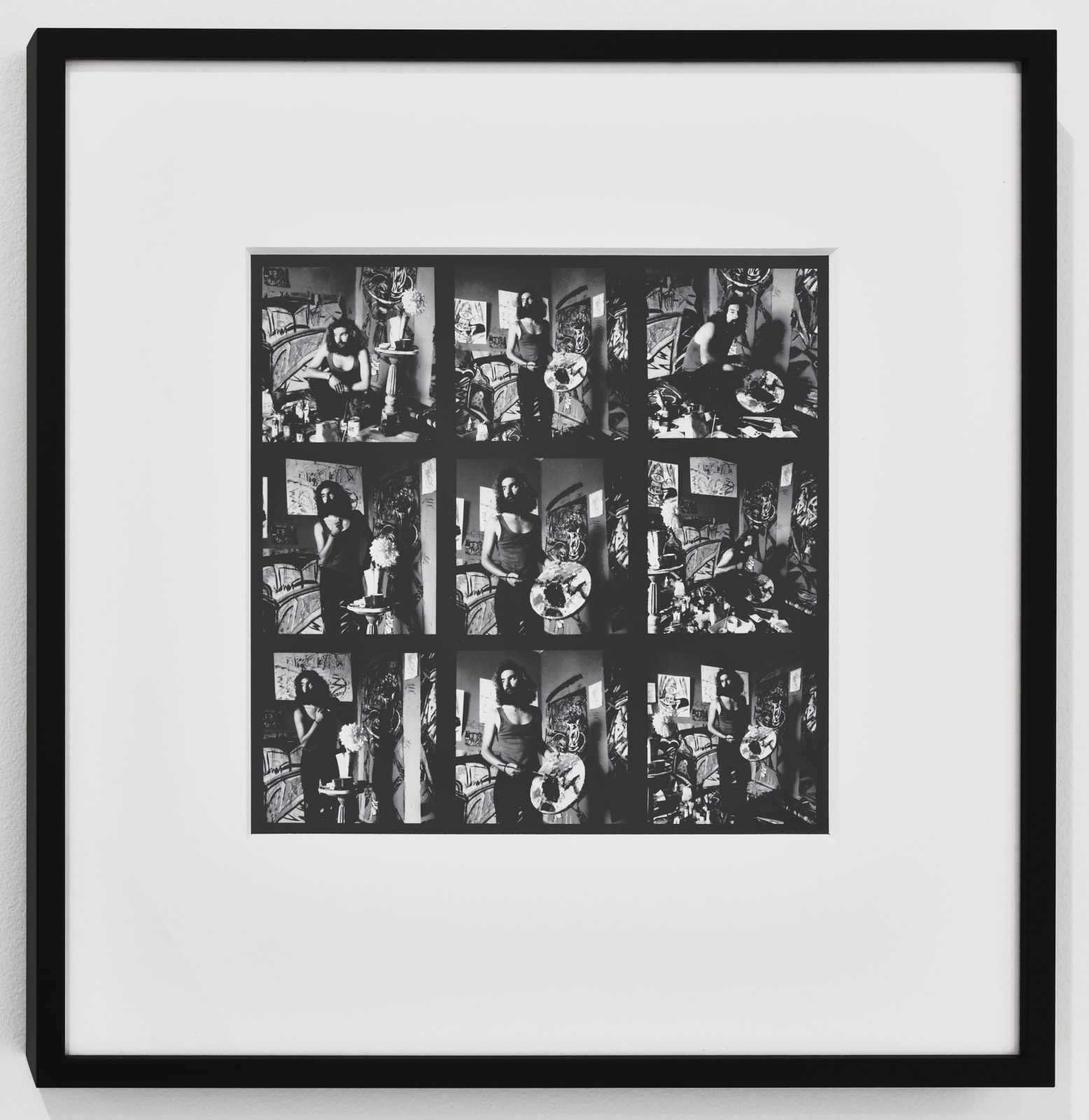 Marti Friedlander, Clairmont in studio, c.1977