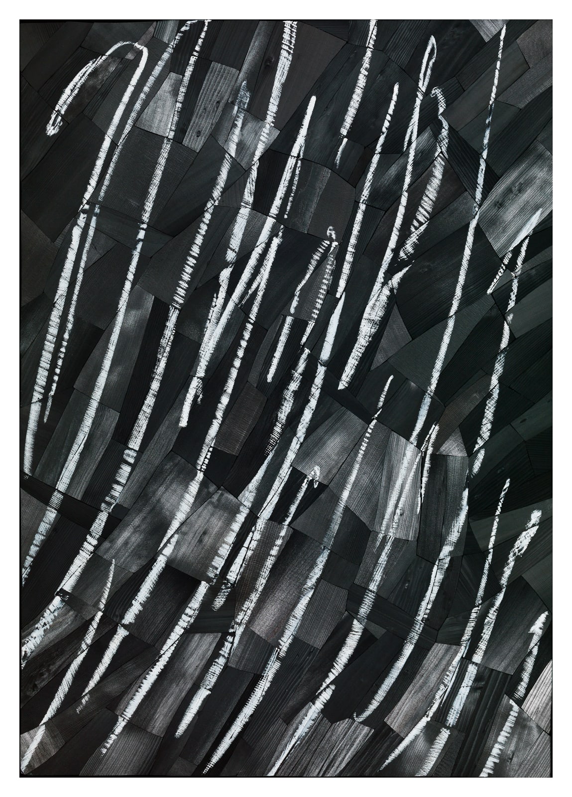 Lee Bae, Issu du feu white line 1J, 2003