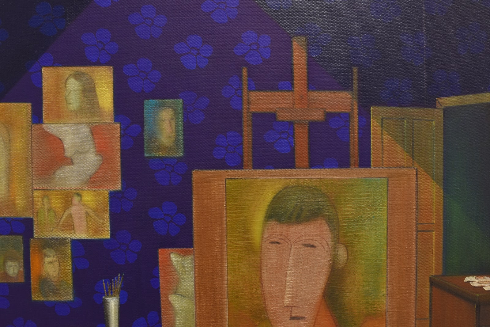 Graham Fletcher, Studio X (Blue), 2025
