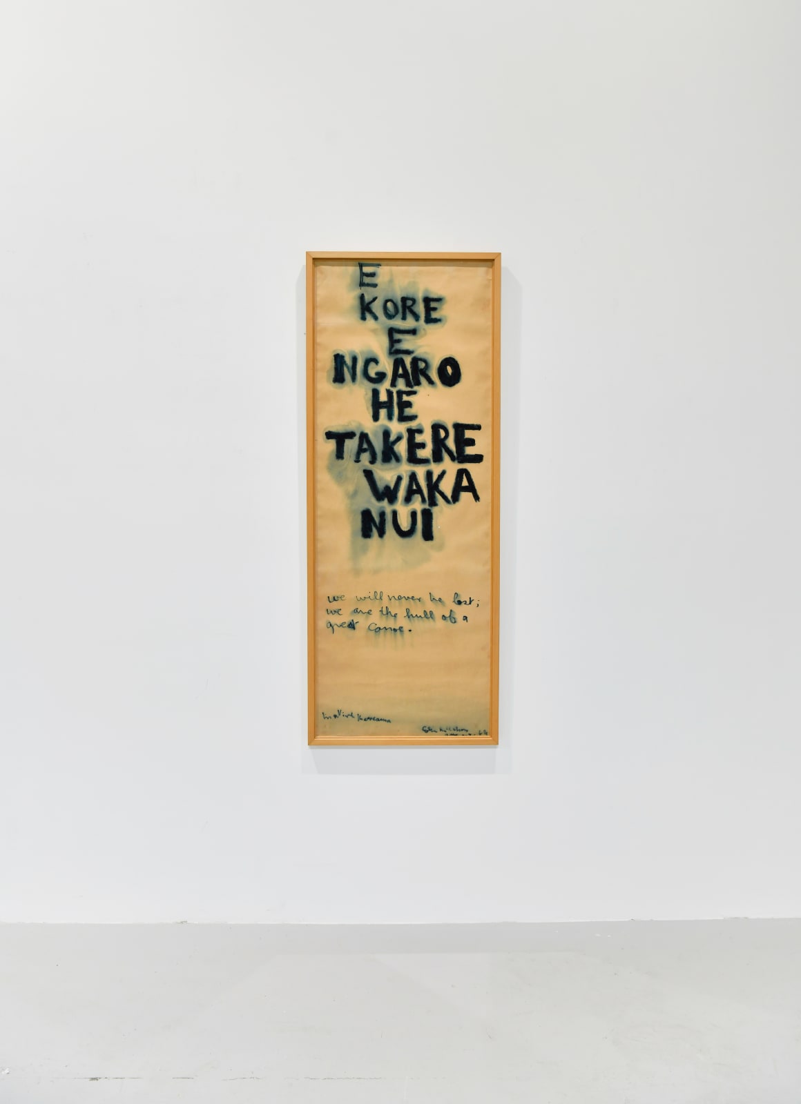 Colin McCahon, We are the Hull of a Great Canoe, 1969