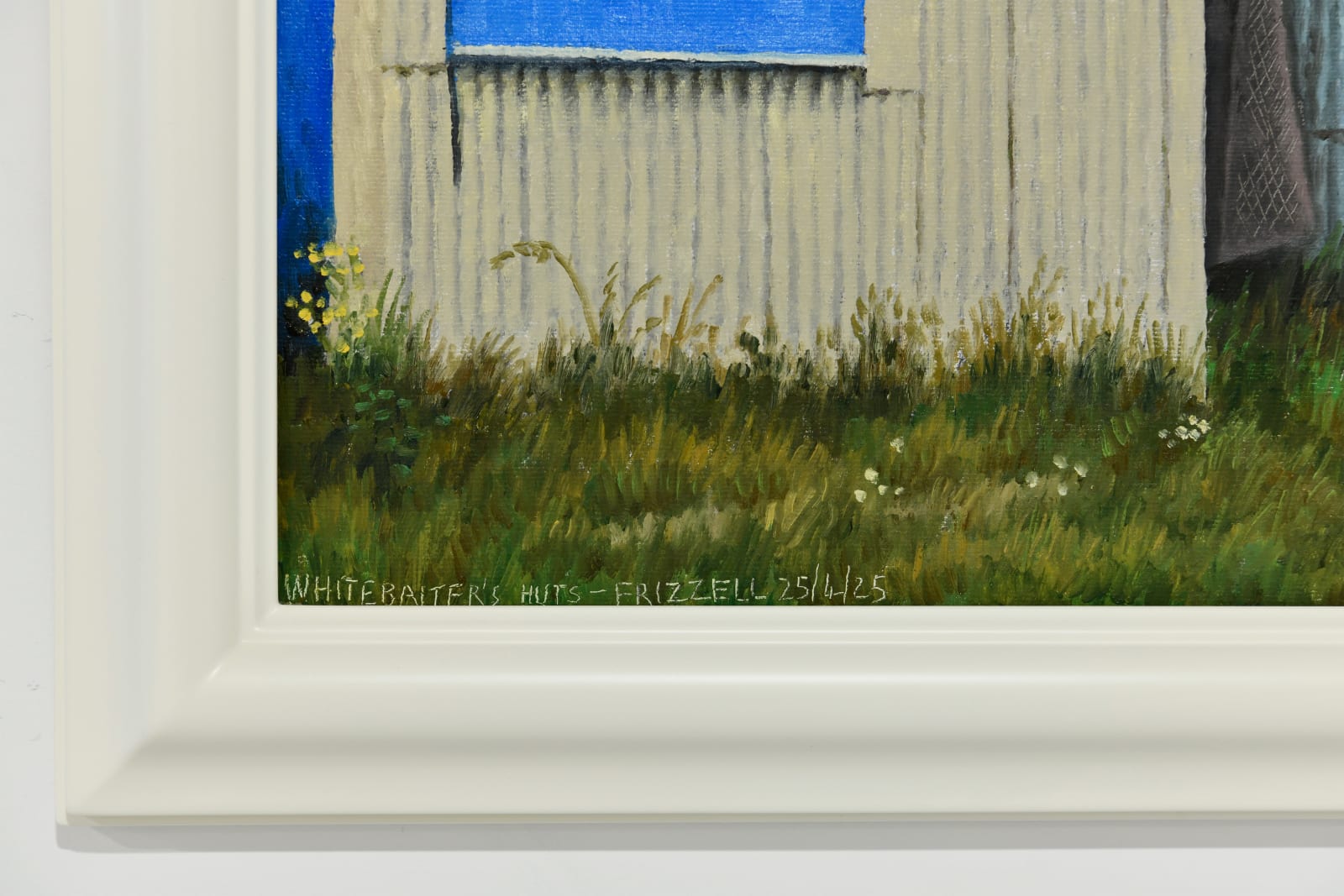 Dick Frizzell, Whitebaiter's Huts, 2025