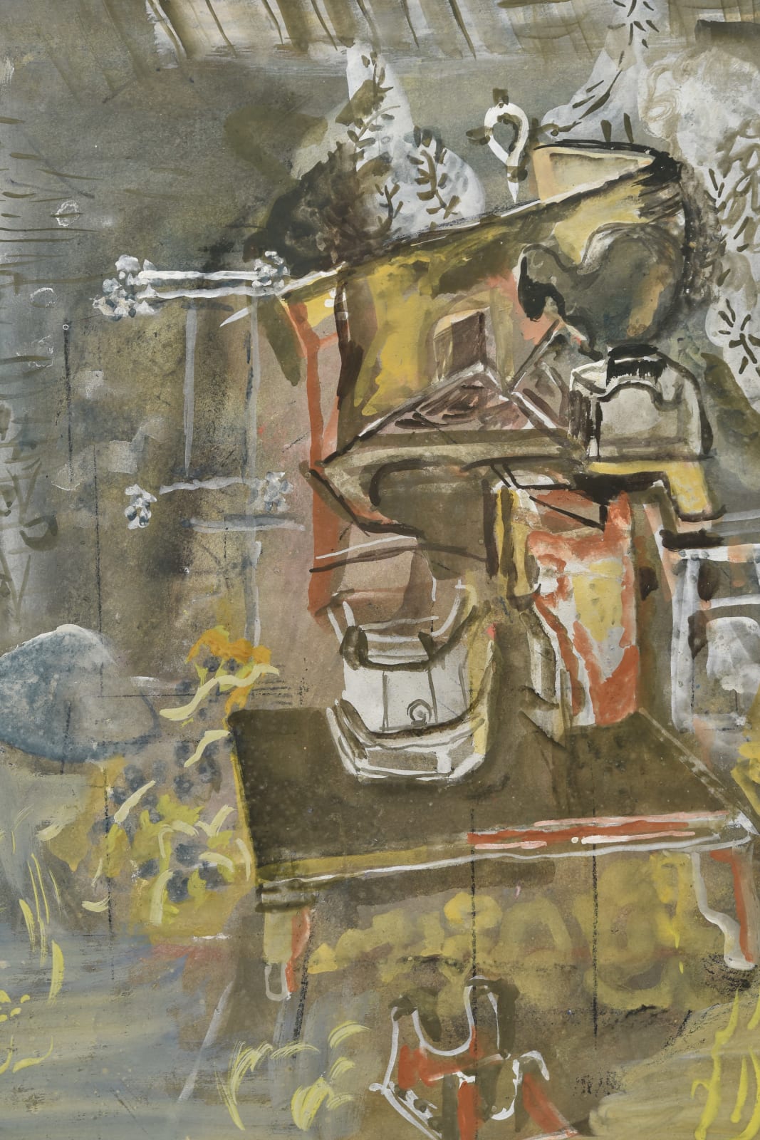 Frances Hodgkins, Kitchen Range, 1942
