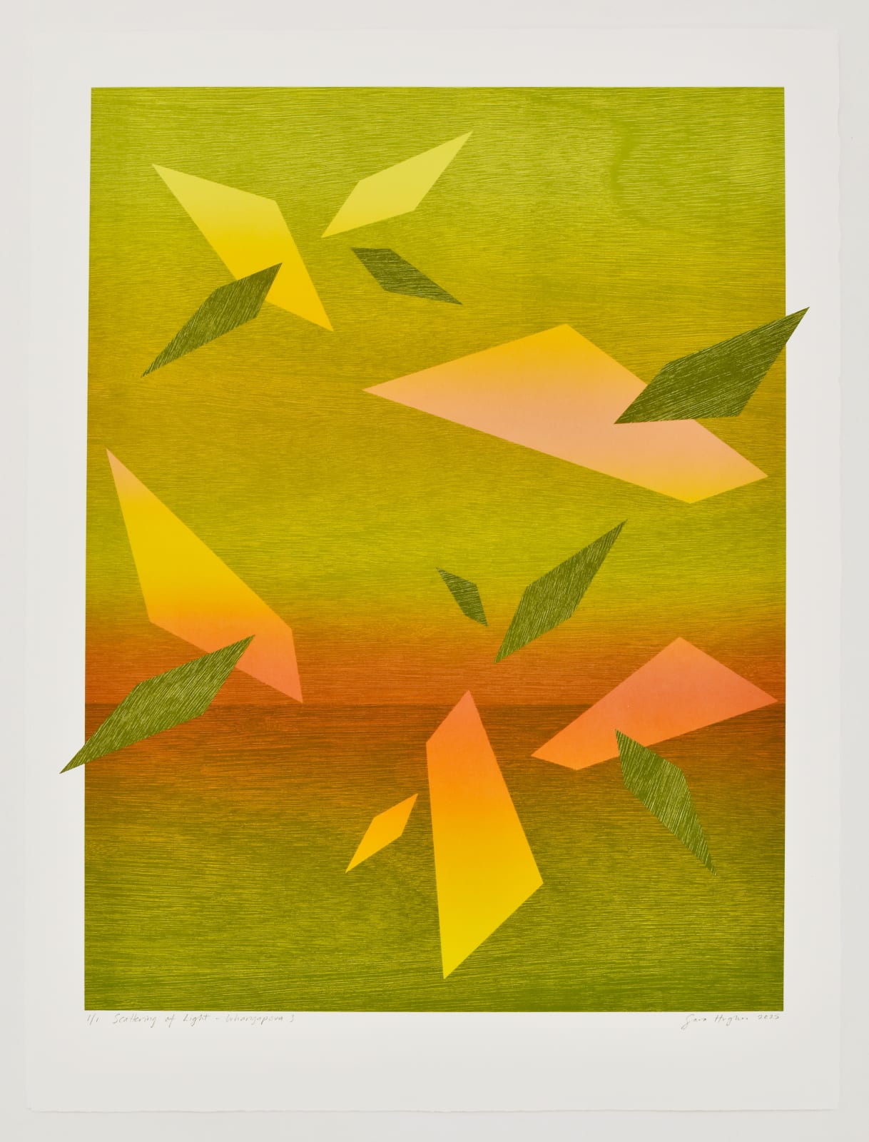 Sara Hughes, Scattering of Light-Whangapoua 3, 2025