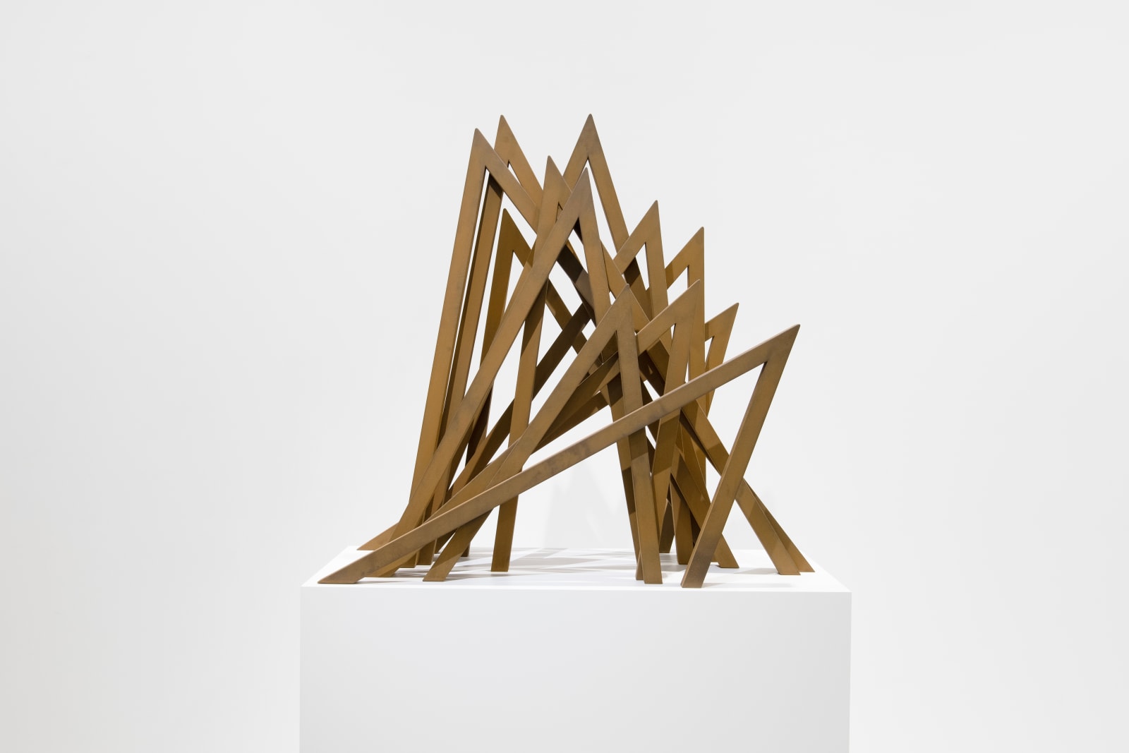 Bernar Venet, 12 Acute Unequal Angles, 2019