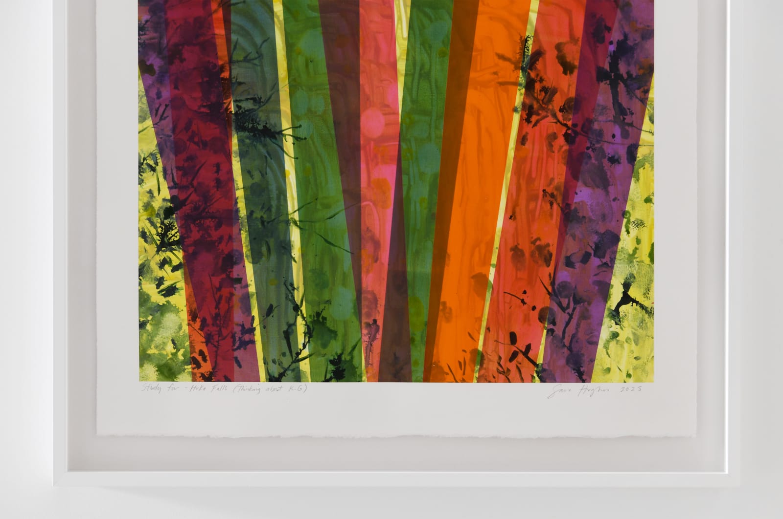 Sara Hughes, Study for Huka Falls (thinking about KG), 2025