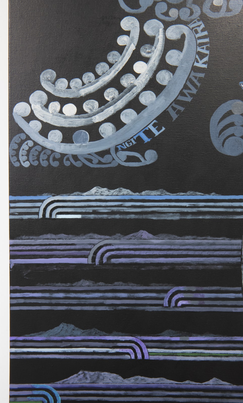 Shane Cotton, Two Rivers, 2025