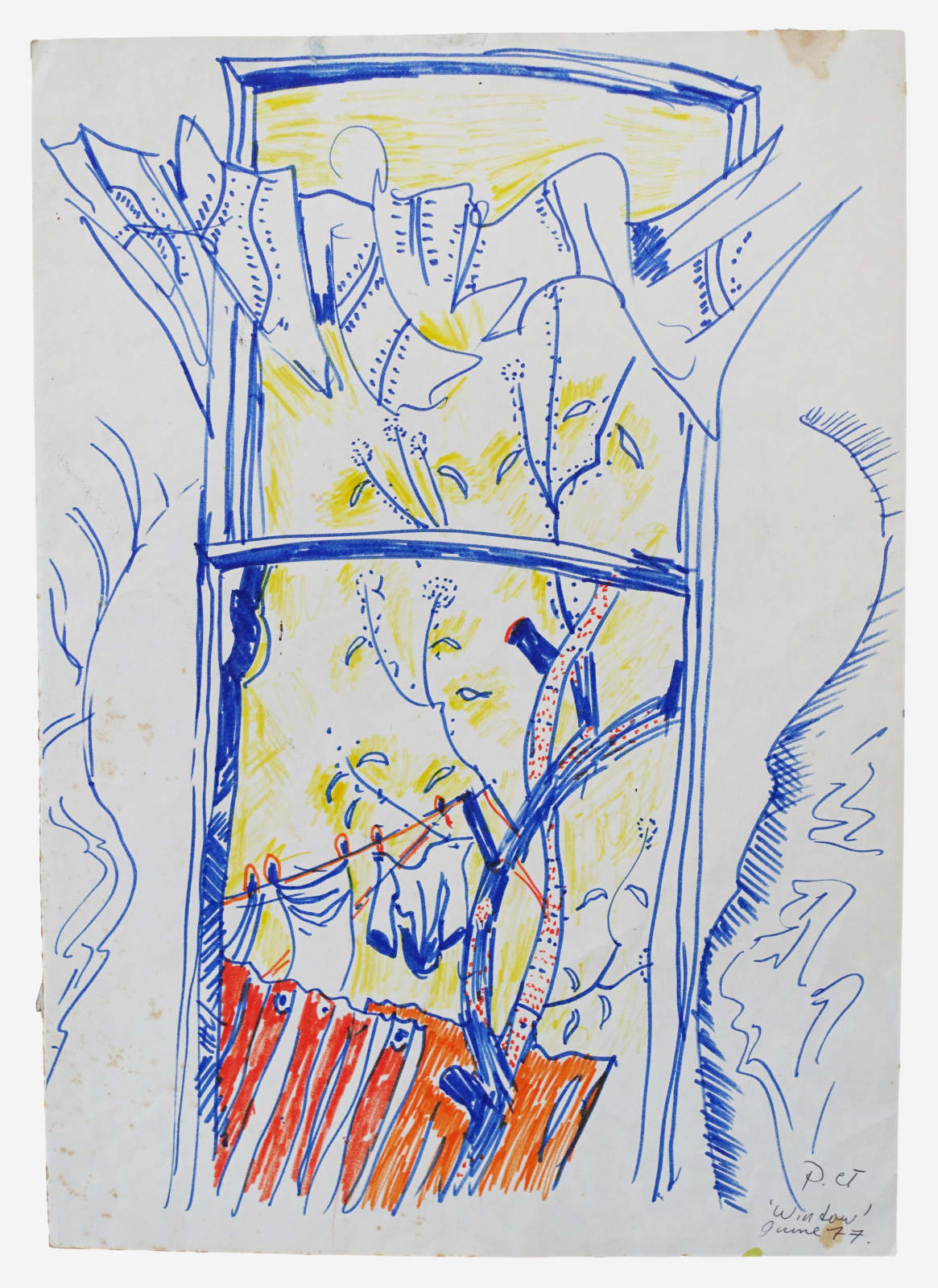 Philip Clairmont, Window, 1977