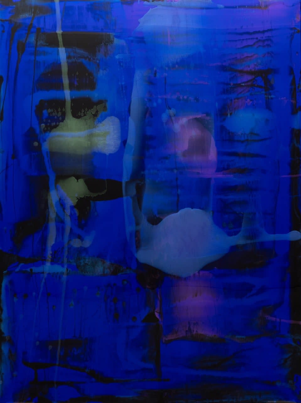 Dale Frank, His loneliness suffocated the space around him, 2025