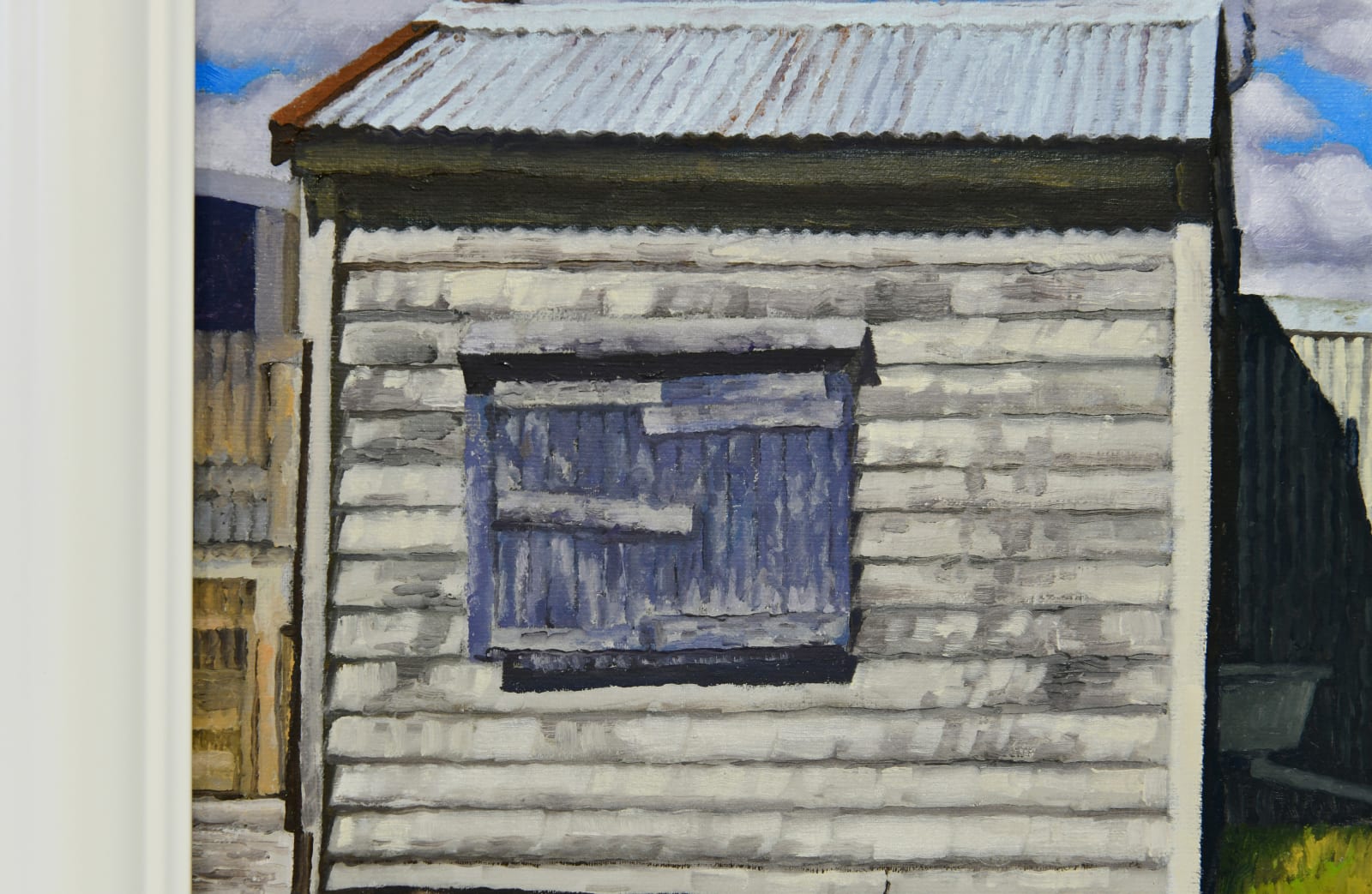 Dick Frizzell, Fishing Hut Falls Dam, 2024