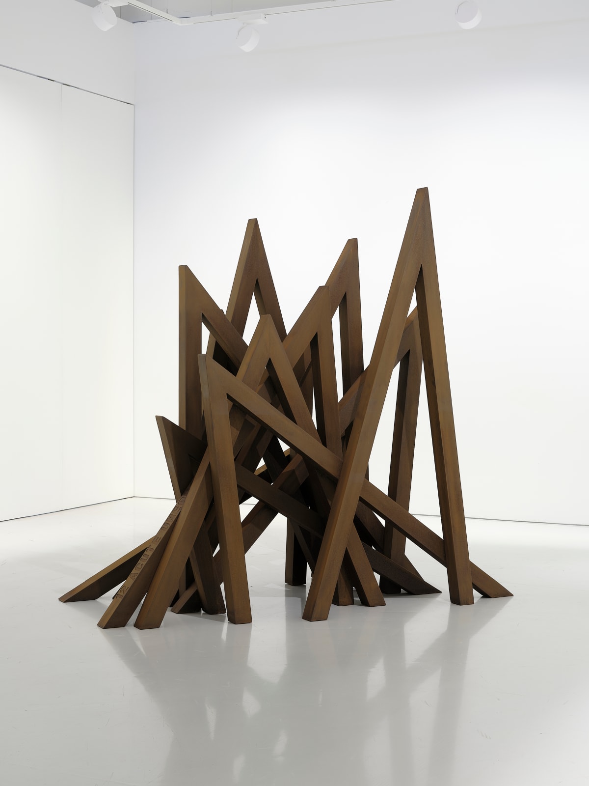 Bernar Venet, 12 Acute Unequal Angles, 2016