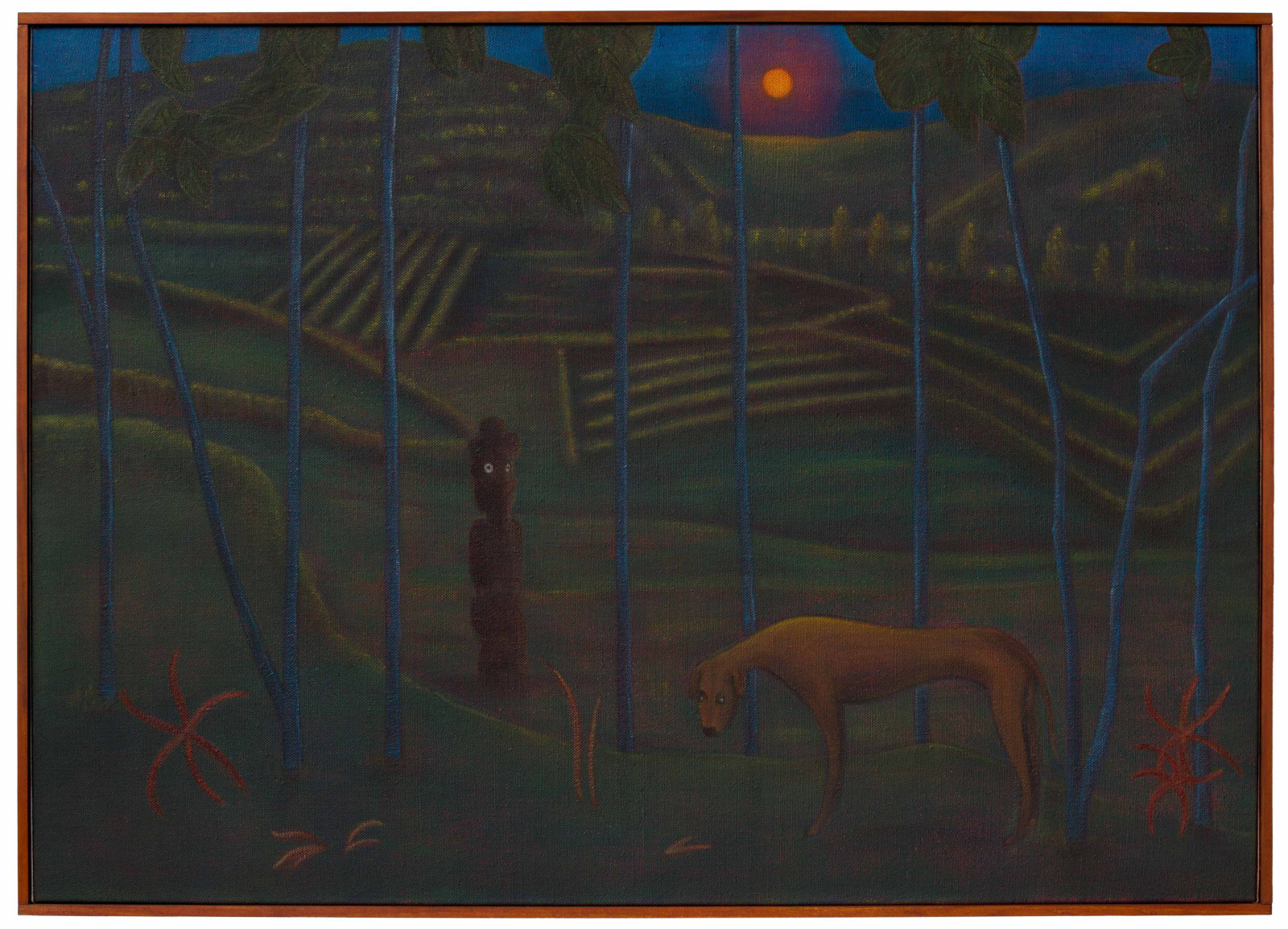Graham Fletcher, Twilight’s Edge (Blue Trees), 2022