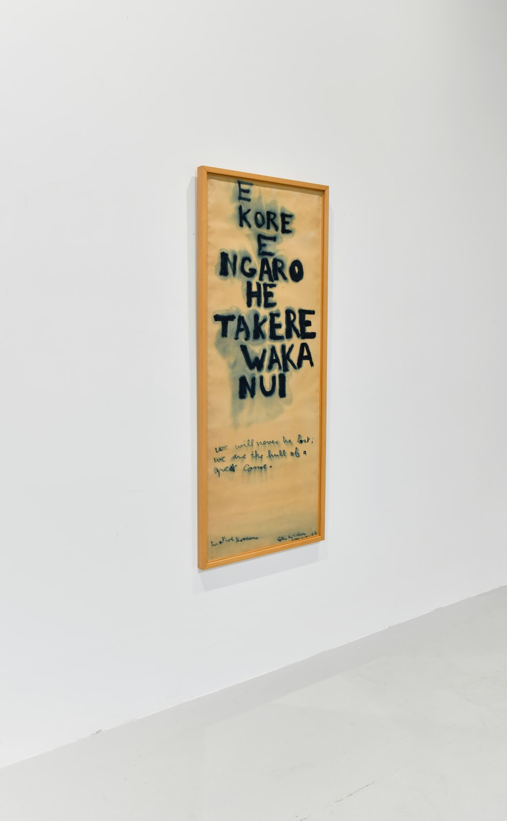 Colin McCahon, We are the Hull of a Great Canoe, 1969