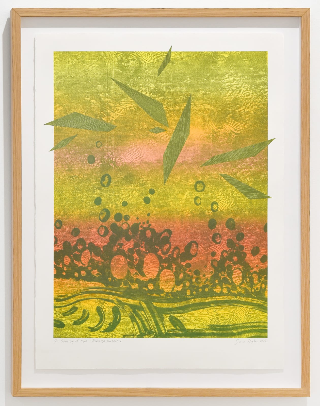 Sara Hughes, Scattering of Light-Hokianga Harbour 1, 2025