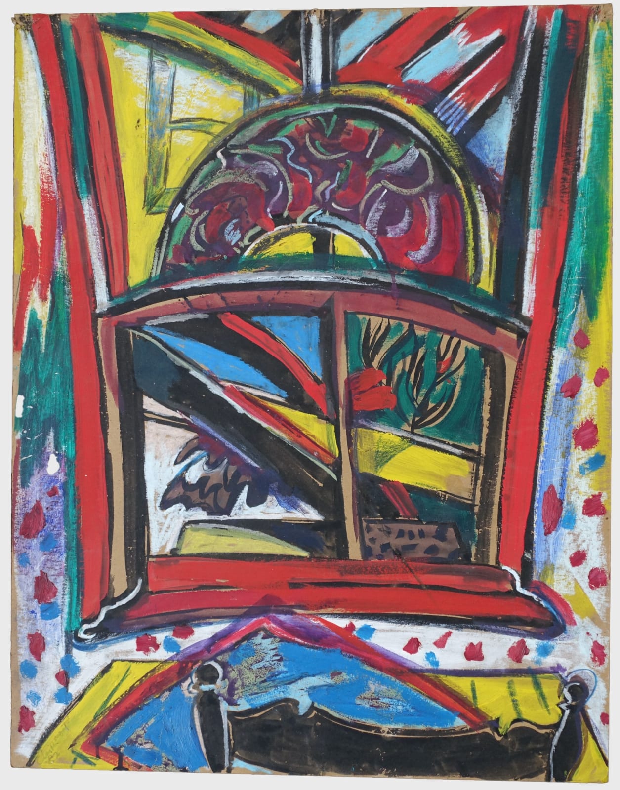 Philip Clairmont, Study for Window, Still Life, 1982