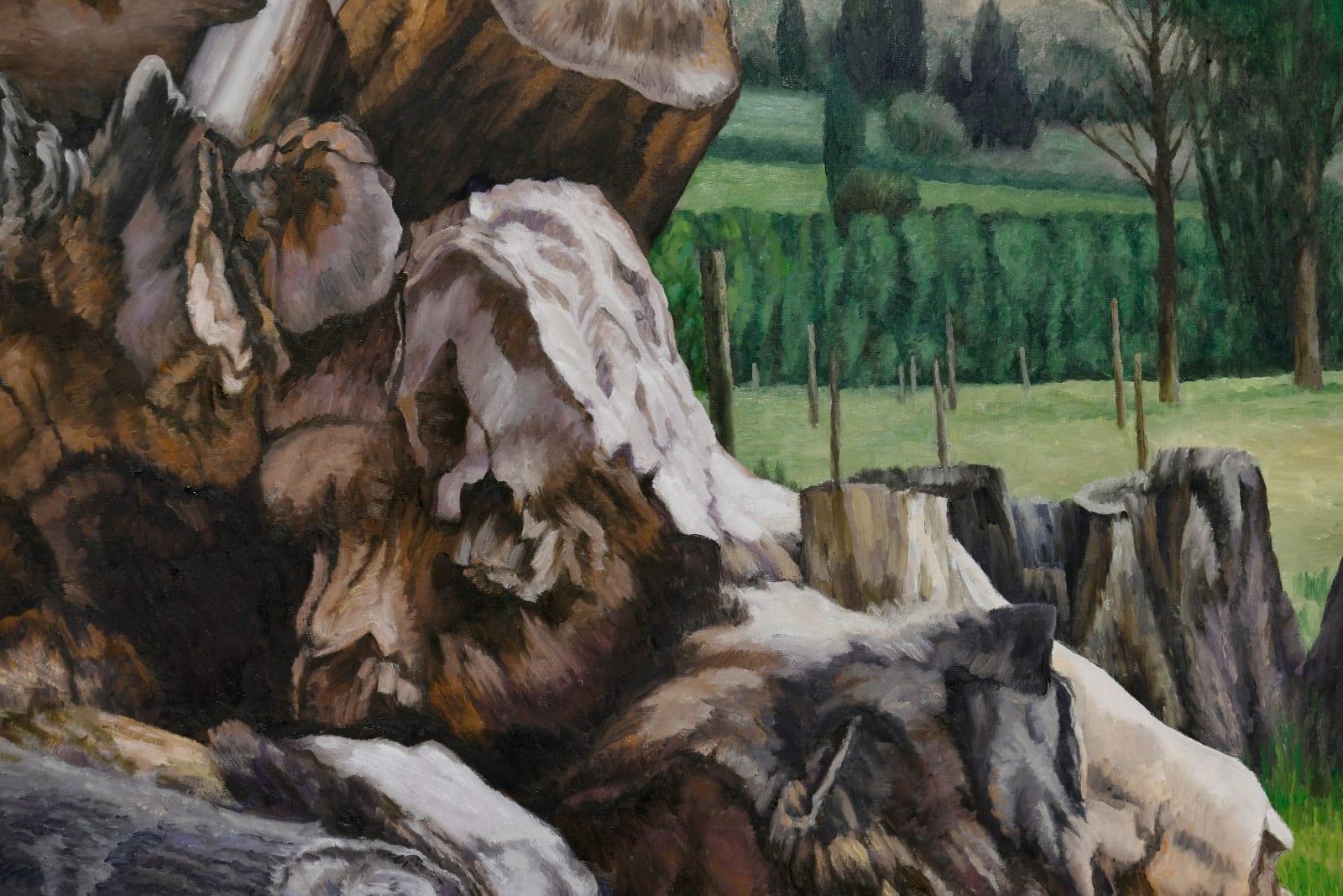 Dick Frizzell, The Weight of the World, 2025
