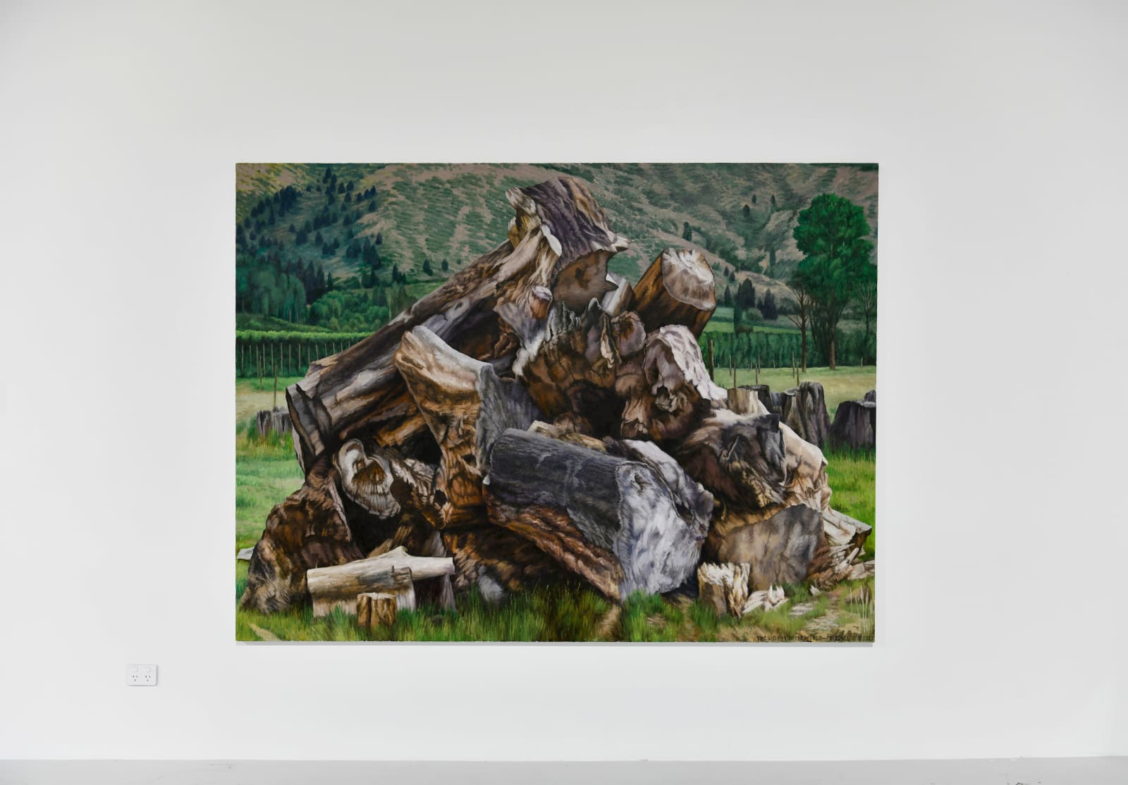Dick Frizzell, The Weight of the World, 2025