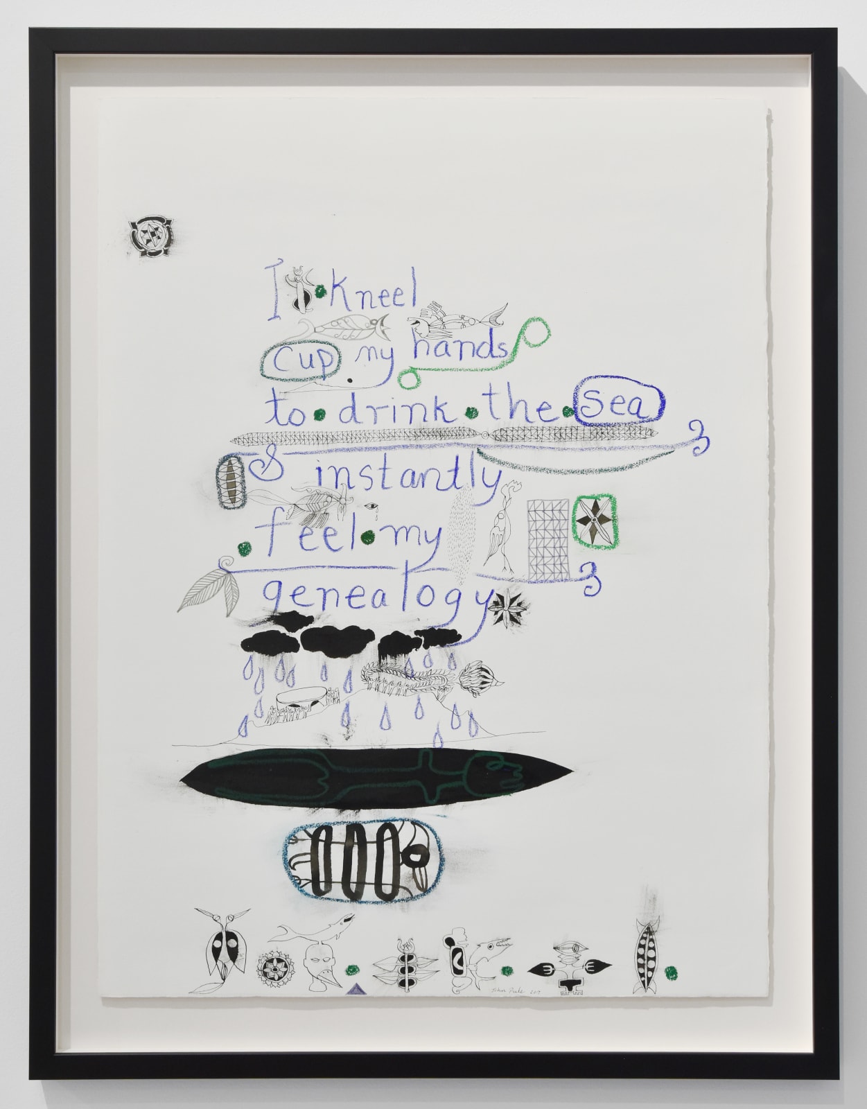 John Pule, I Kneel, 2017