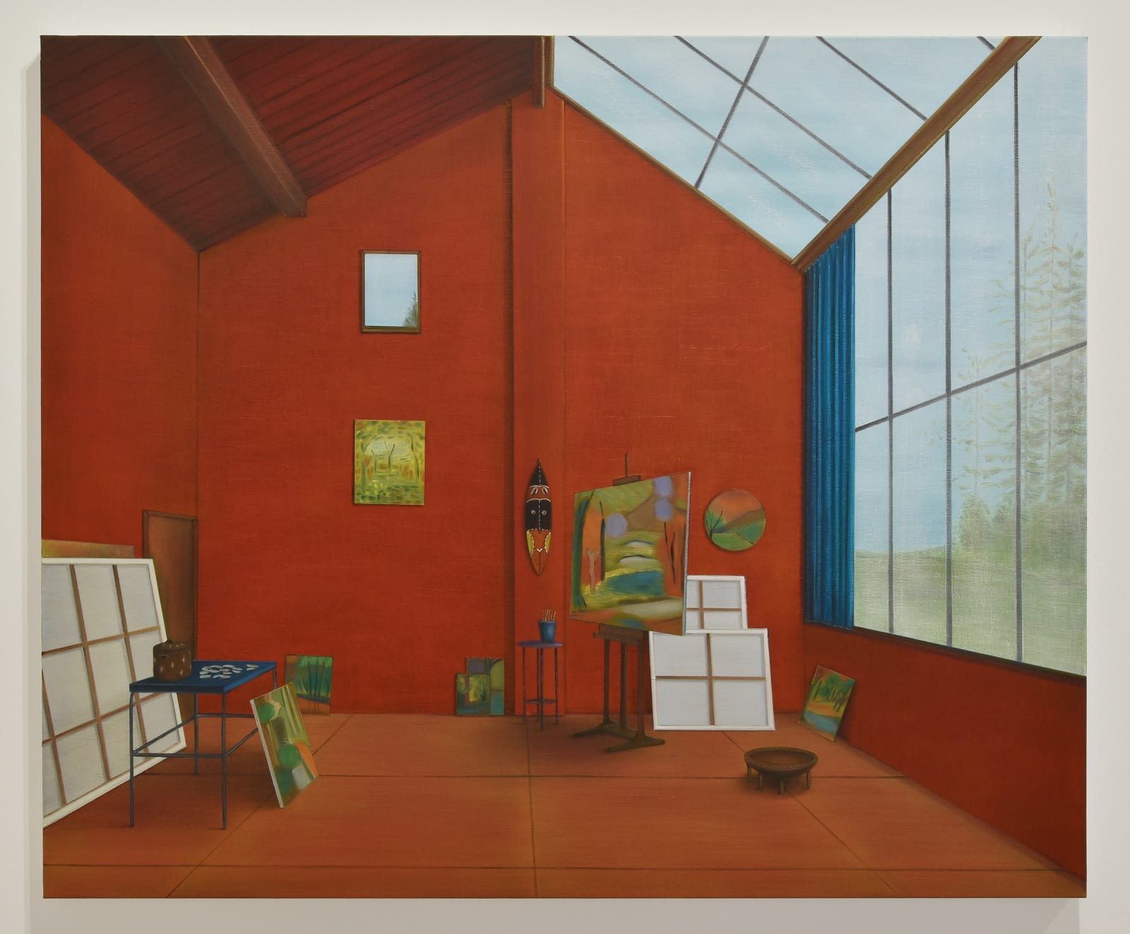 Graham Fletcher, Studio X (Red II), 2025