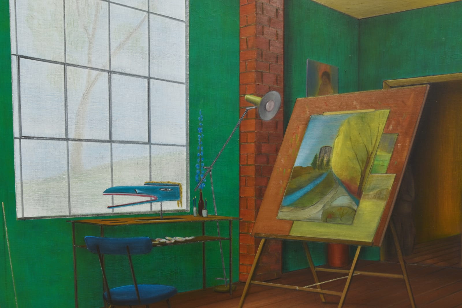 Graham Fletcher, Studio X (Green II), 2025