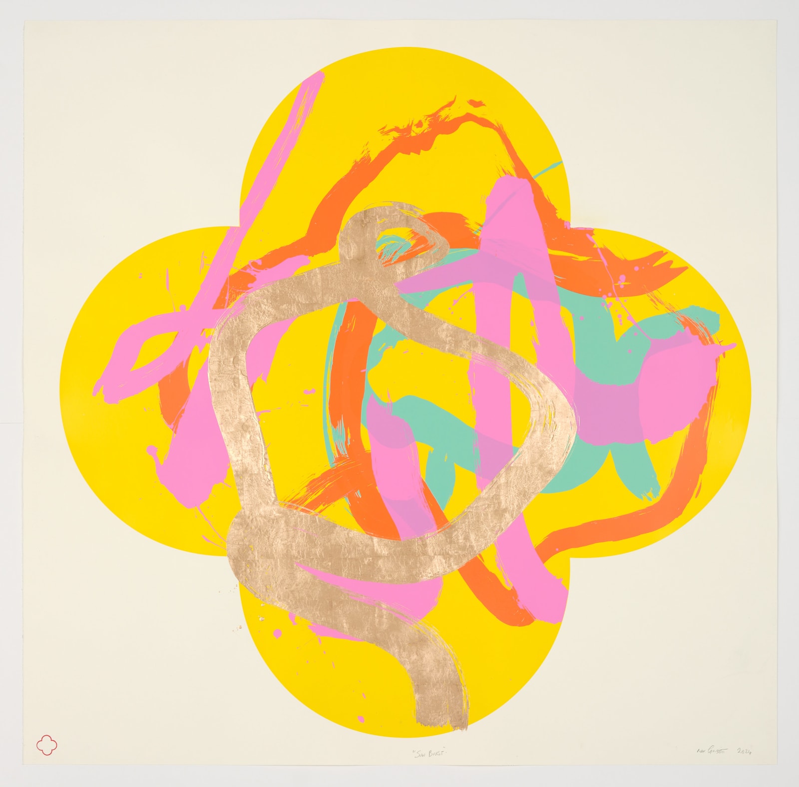 Max Gimblett, Sun Burst, 2024