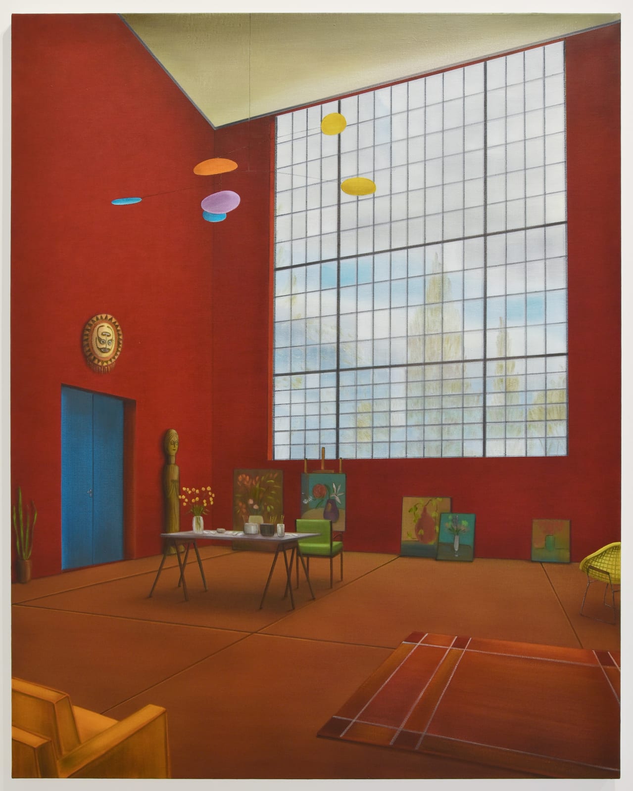 Graham Fletcher, Studio X (Red I), 2025