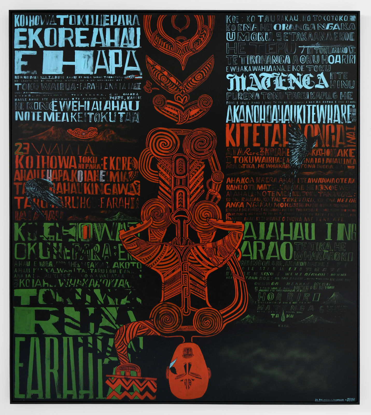 Shane Cotton, In the Shadow of the Valley, 2007