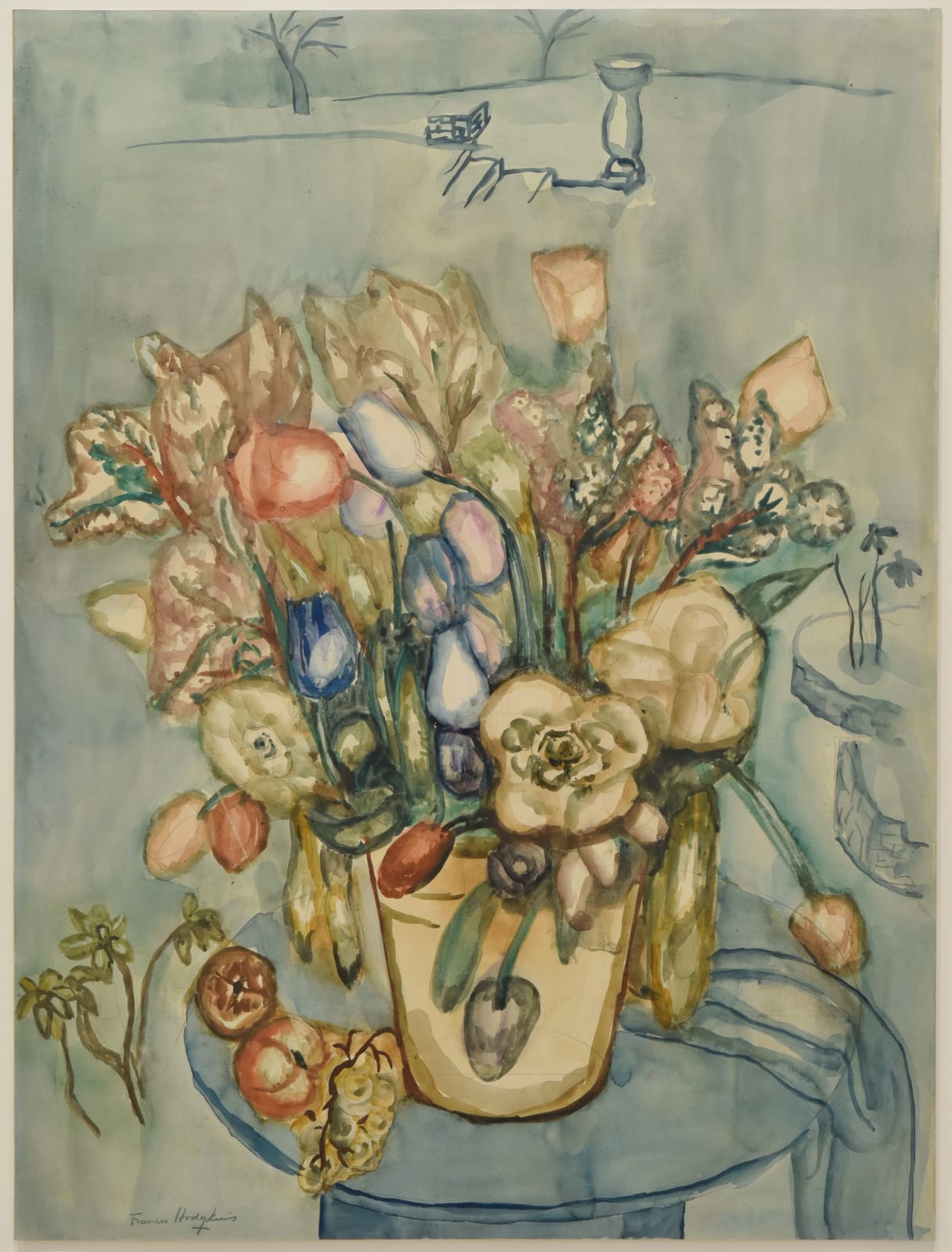Frances Hodgkins, Flowers in a Bowl, c.1930