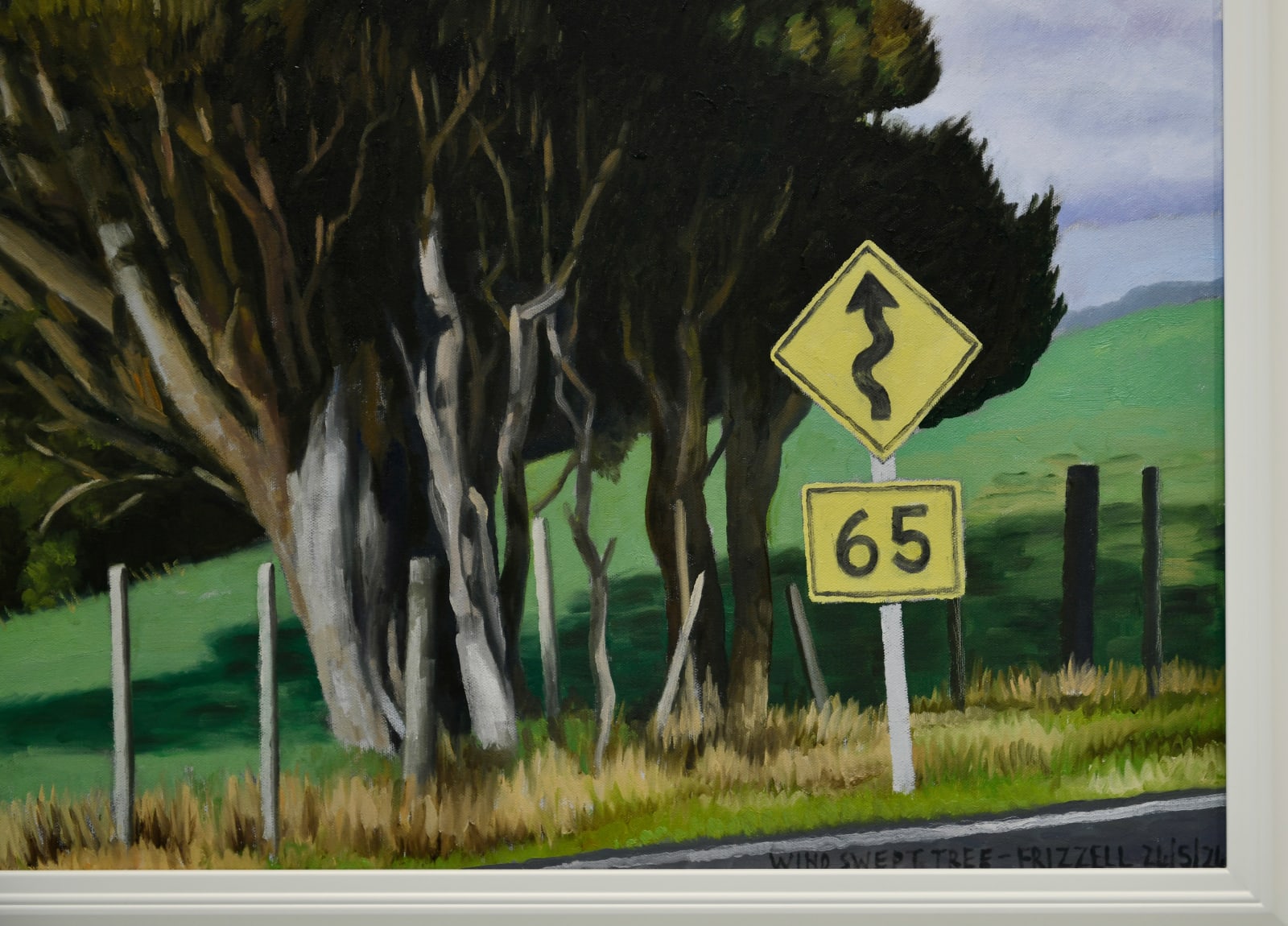 Dick Frizzell, Wind Swept Tree, 2024