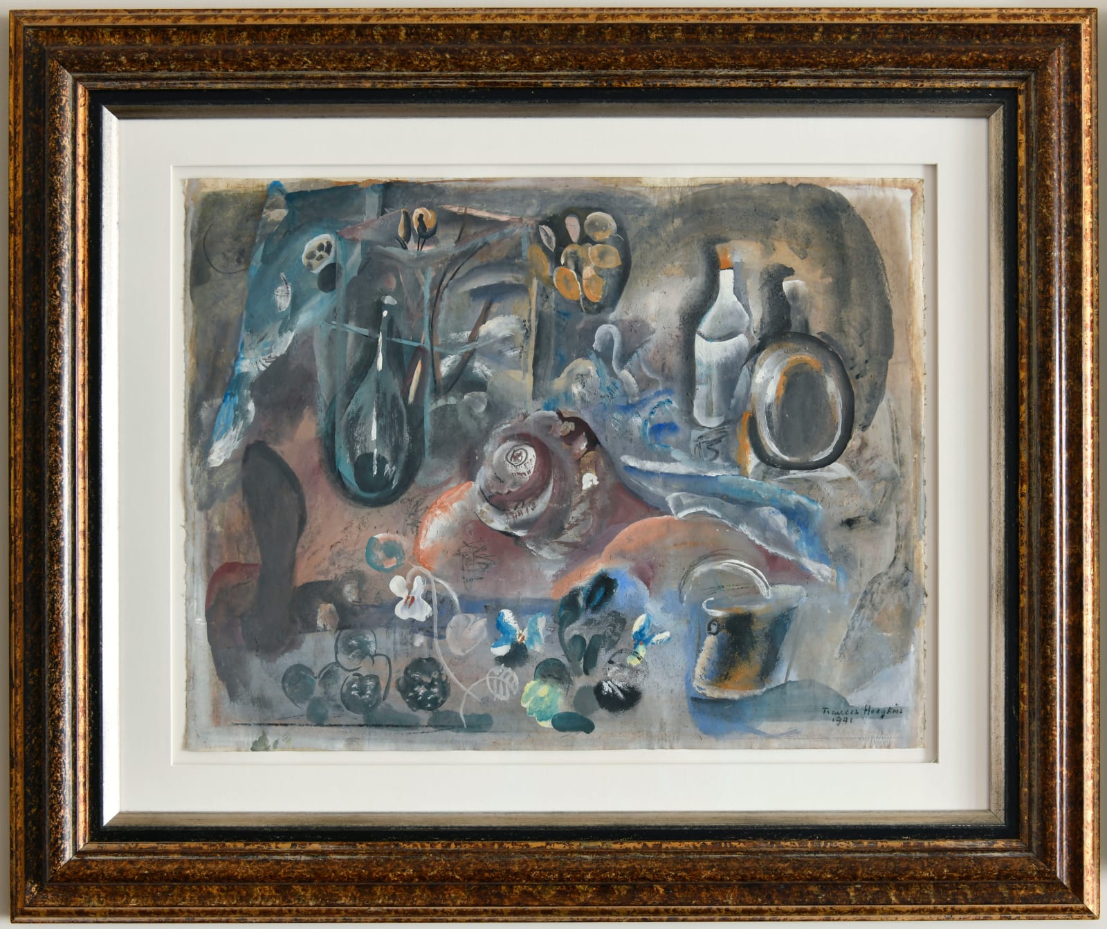 Frances Hodgkins, Wild Violets and Honesty, 1941