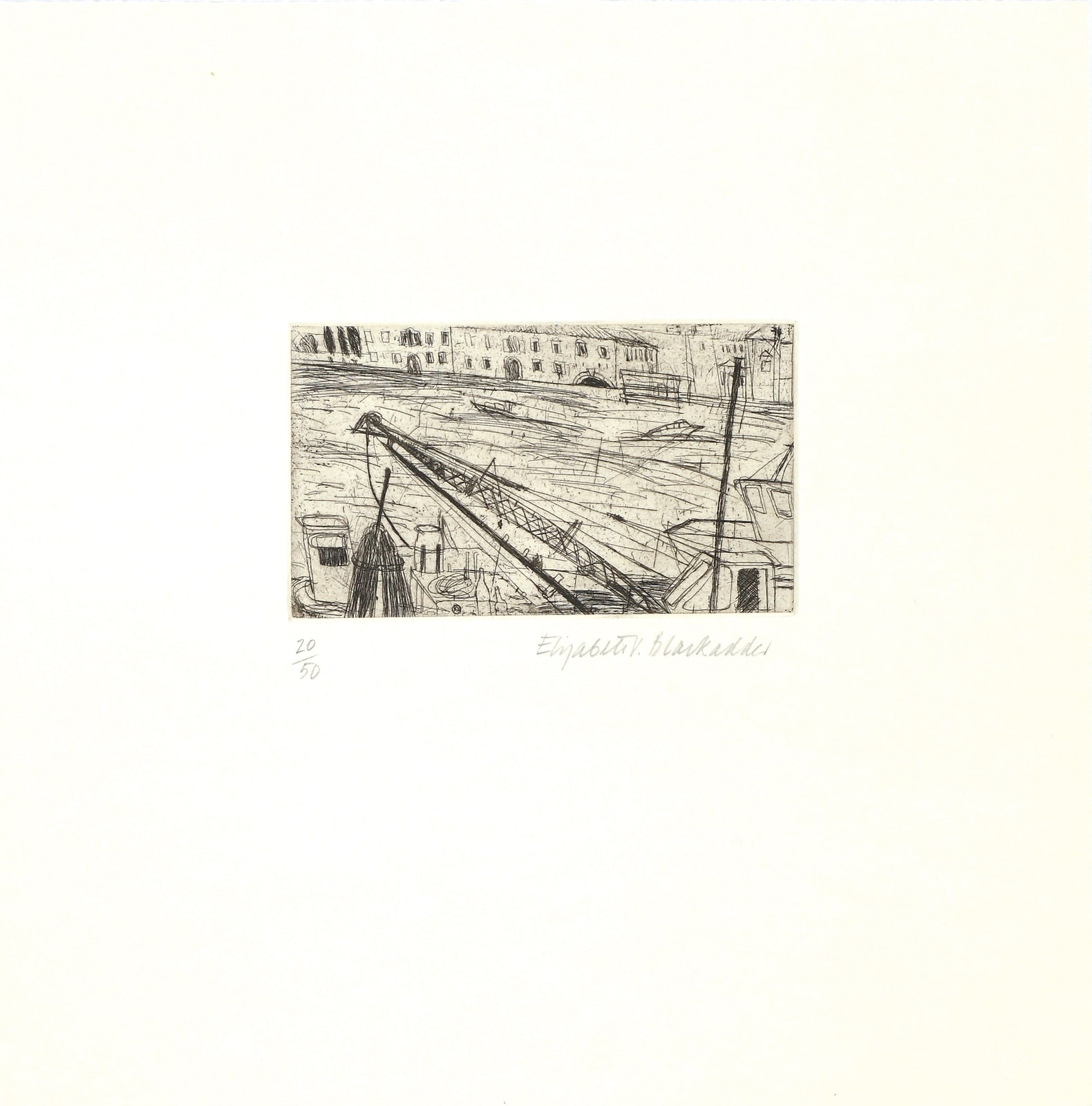 Elizabeth Blackadder, Venice: High Tide, 2000