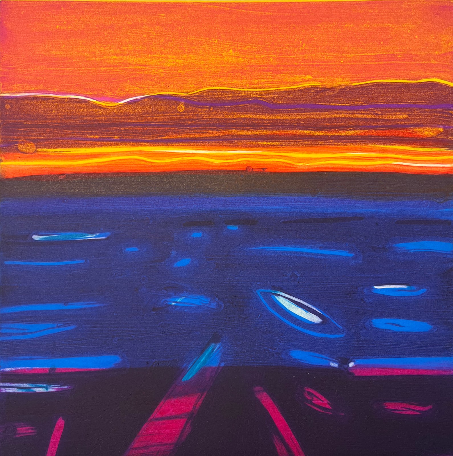 Barbara Rae, Sea Ice - Baffin 1, 2022